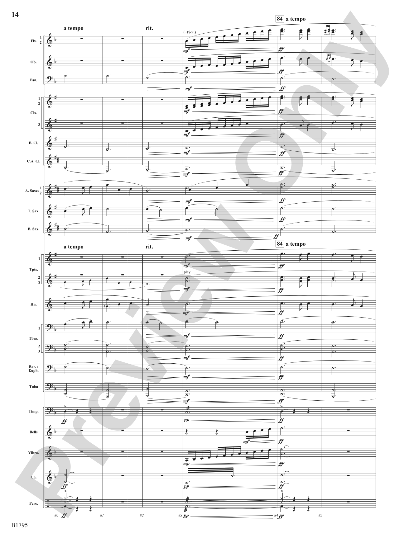 Brigid's Cross: Concert Band Conductor Score & Parts
