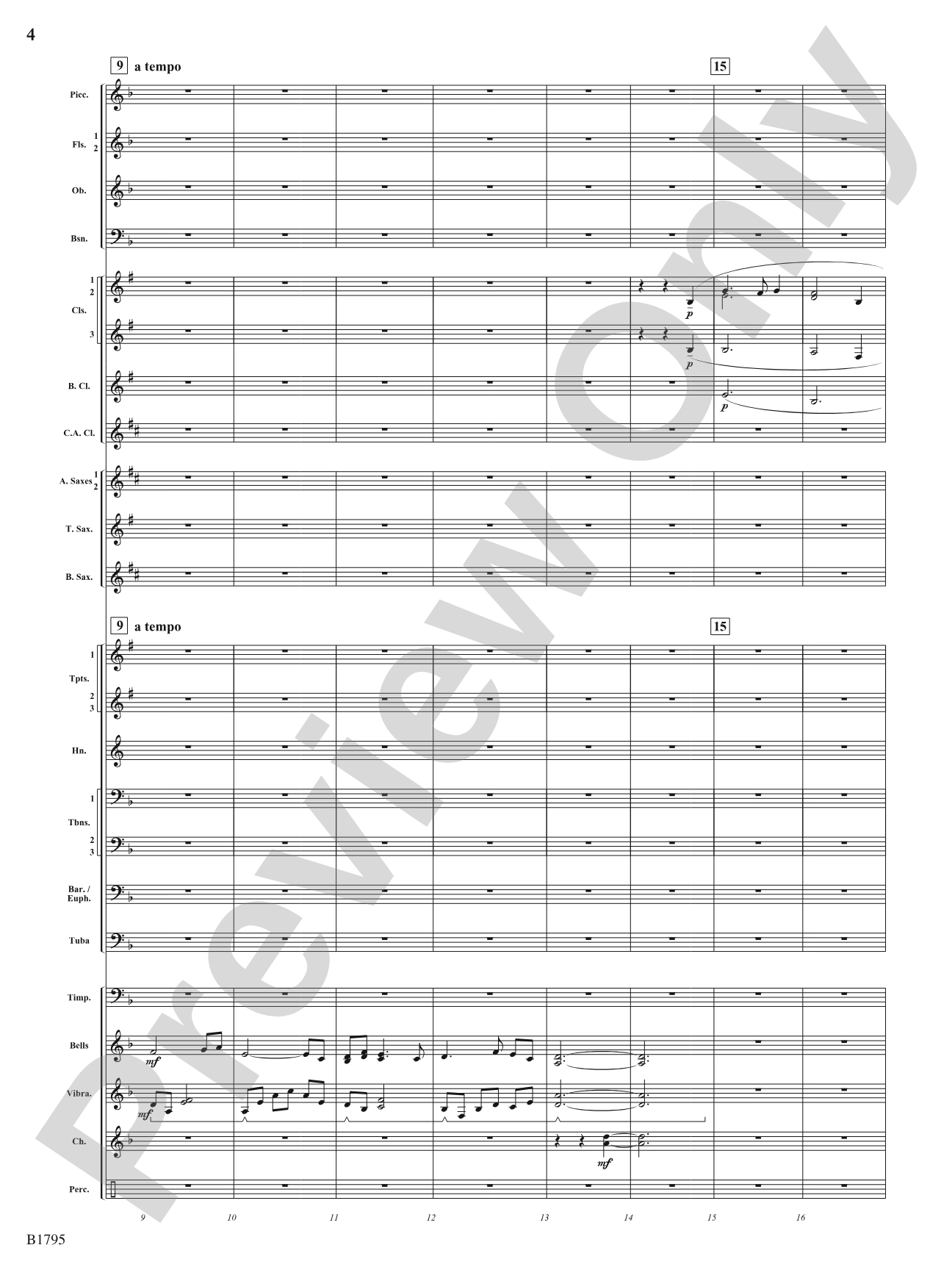 Brigid's Cross: Concert Band Conductor Score & Parts