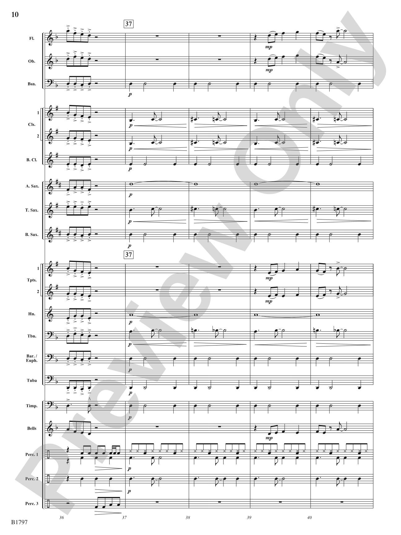 Secret Agent Rock: Concert Band Conductor Score & Parts