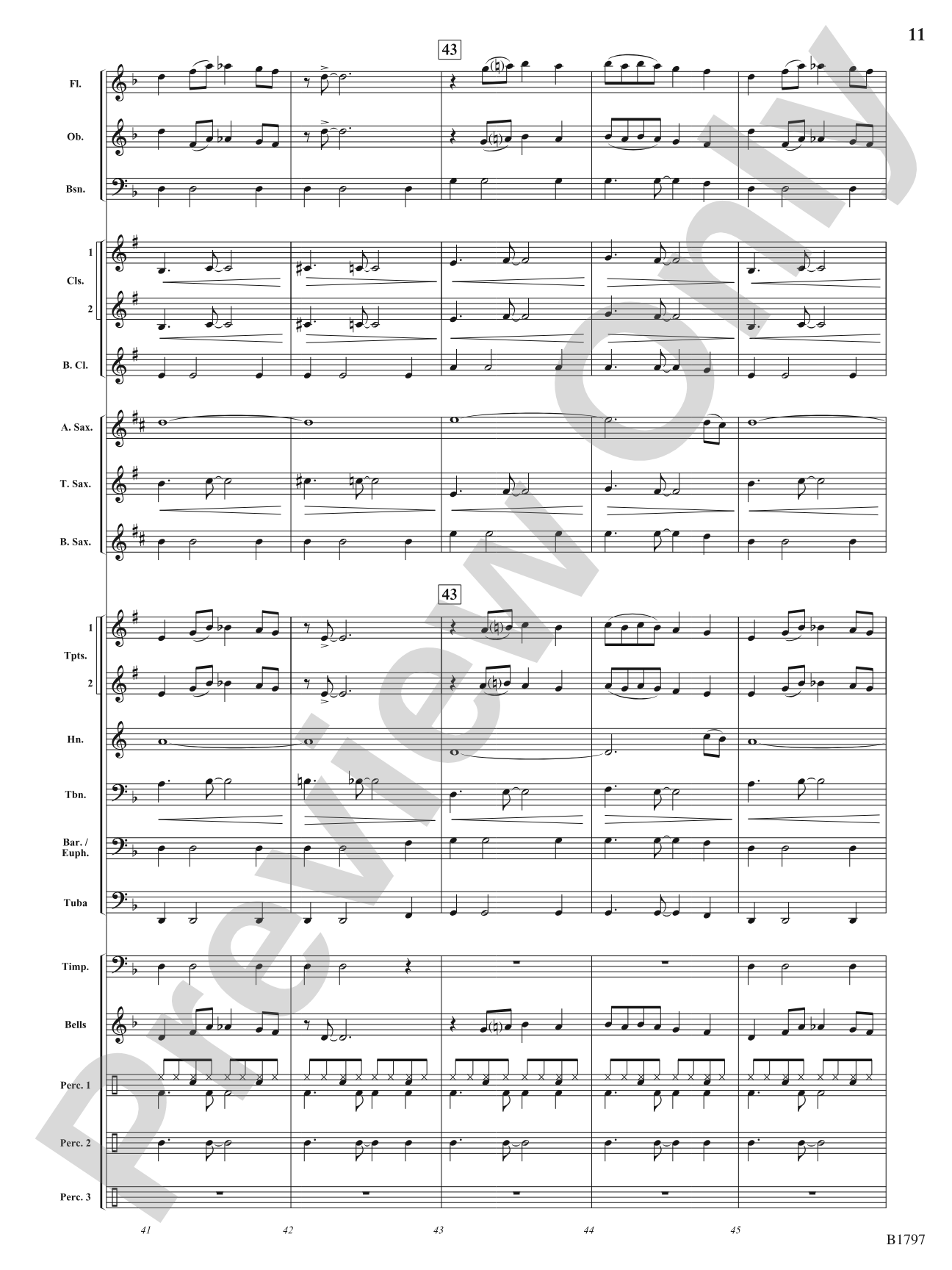 Secret Agent Rock: Concert Band Conductor Score & Parts