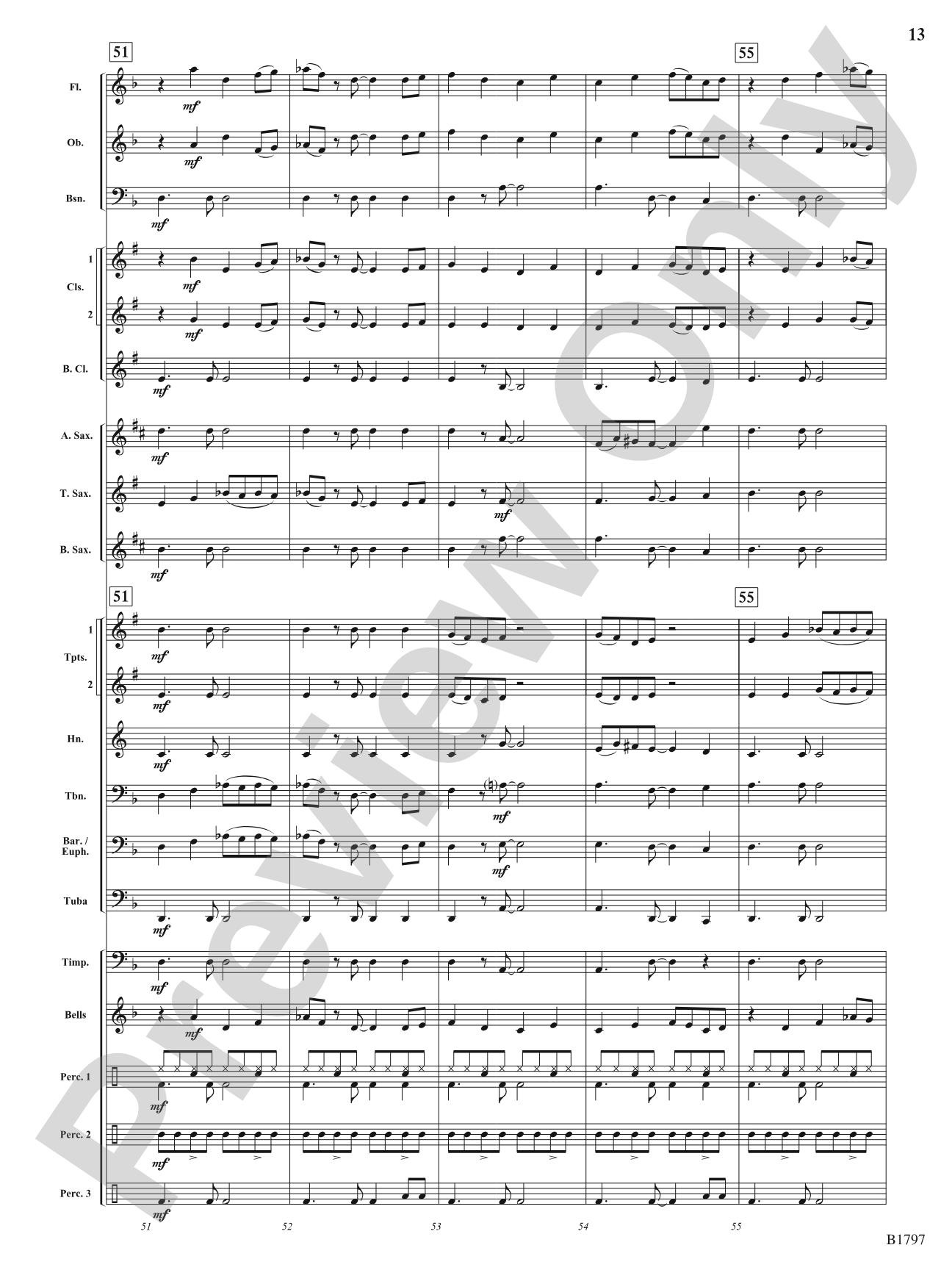 Secret Agent Rock: Concert Band Conductor Score & Parts