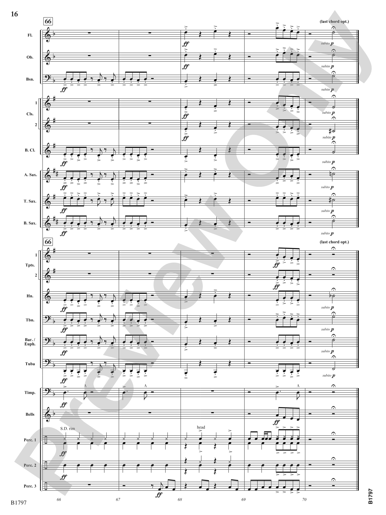 Secret Agent Rock: Concert Band Conductor Score & Parts