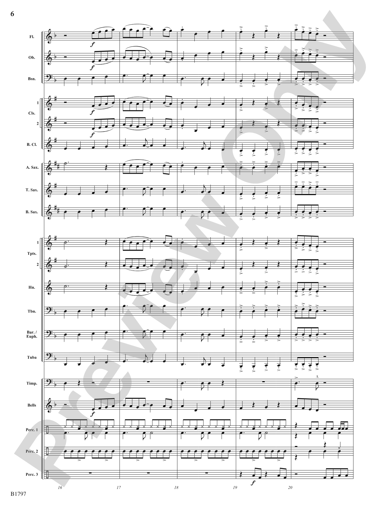 Secret Agent Rock: Concert Band Conductor Score & Parts