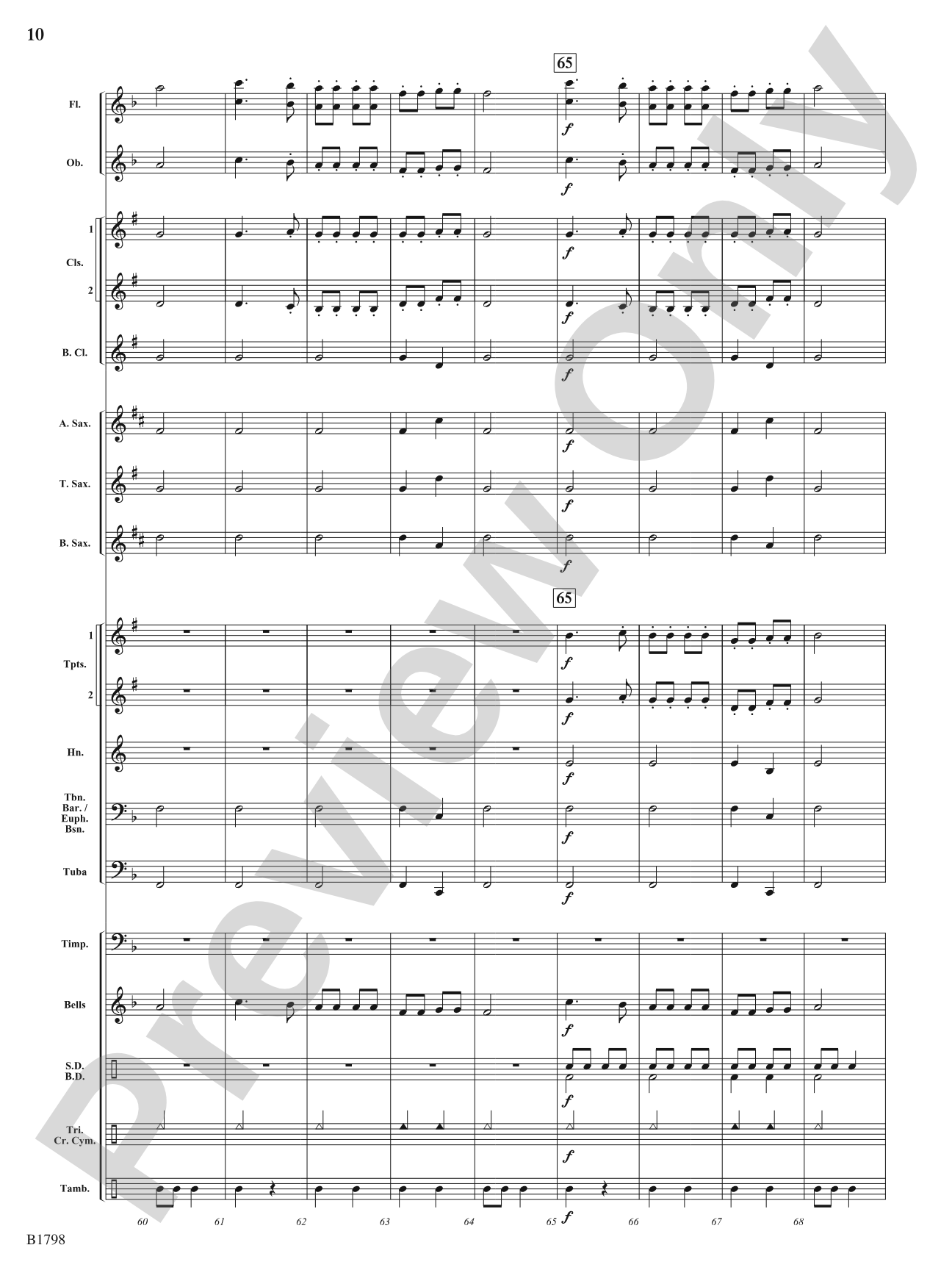 Slavic Festival: Concert Band Conductor Score & Parts