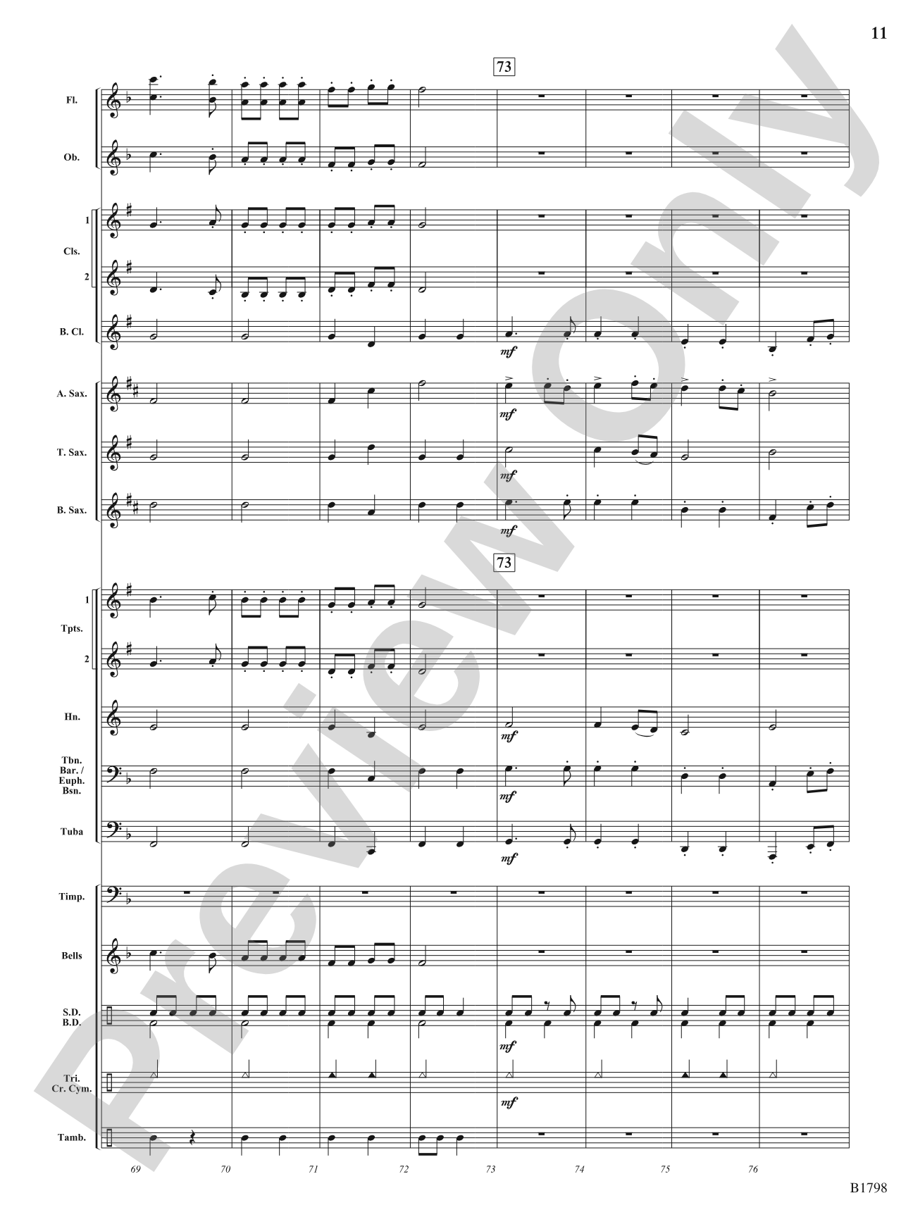 Slavic Festival: Concert Band Conductor Score & Parts