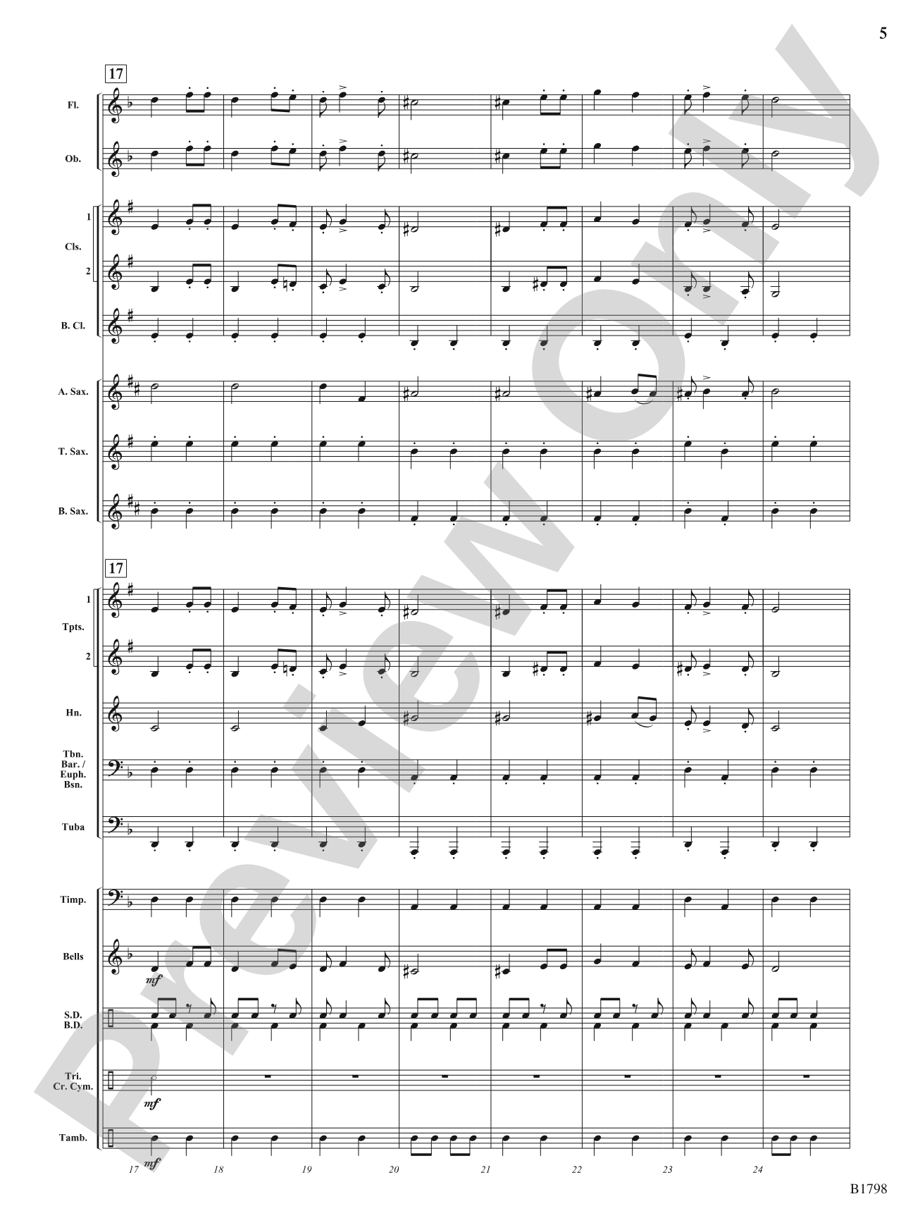Slavic Festival: Concert Band Conductor Score & Parts