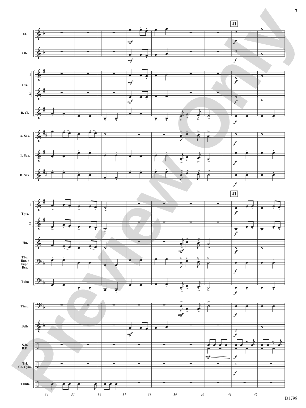 Slavic Festival: Concert Band Conductor Score & Parts