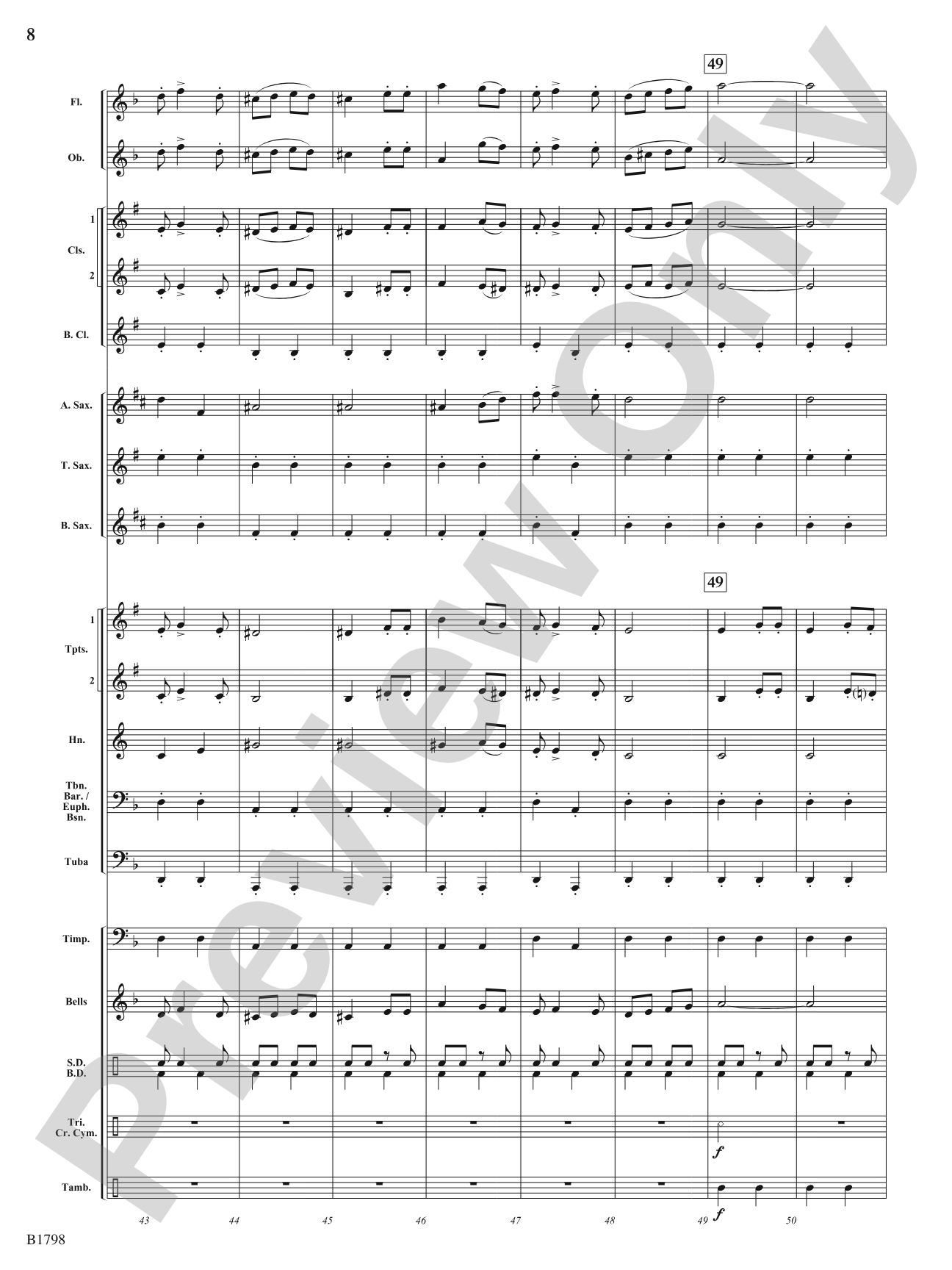 Slavic Festival: Concert Band Conductor Score & Parts