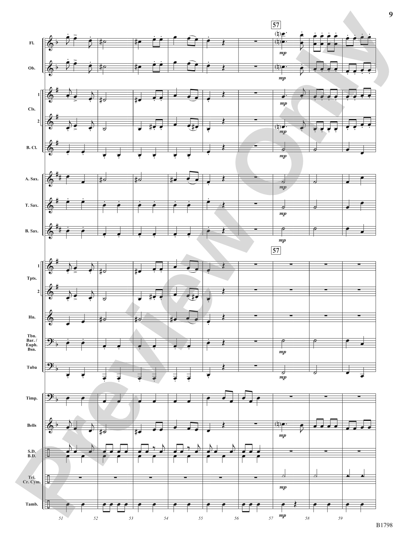 Slavic Festival: Concert Band Conductor Score & Parts