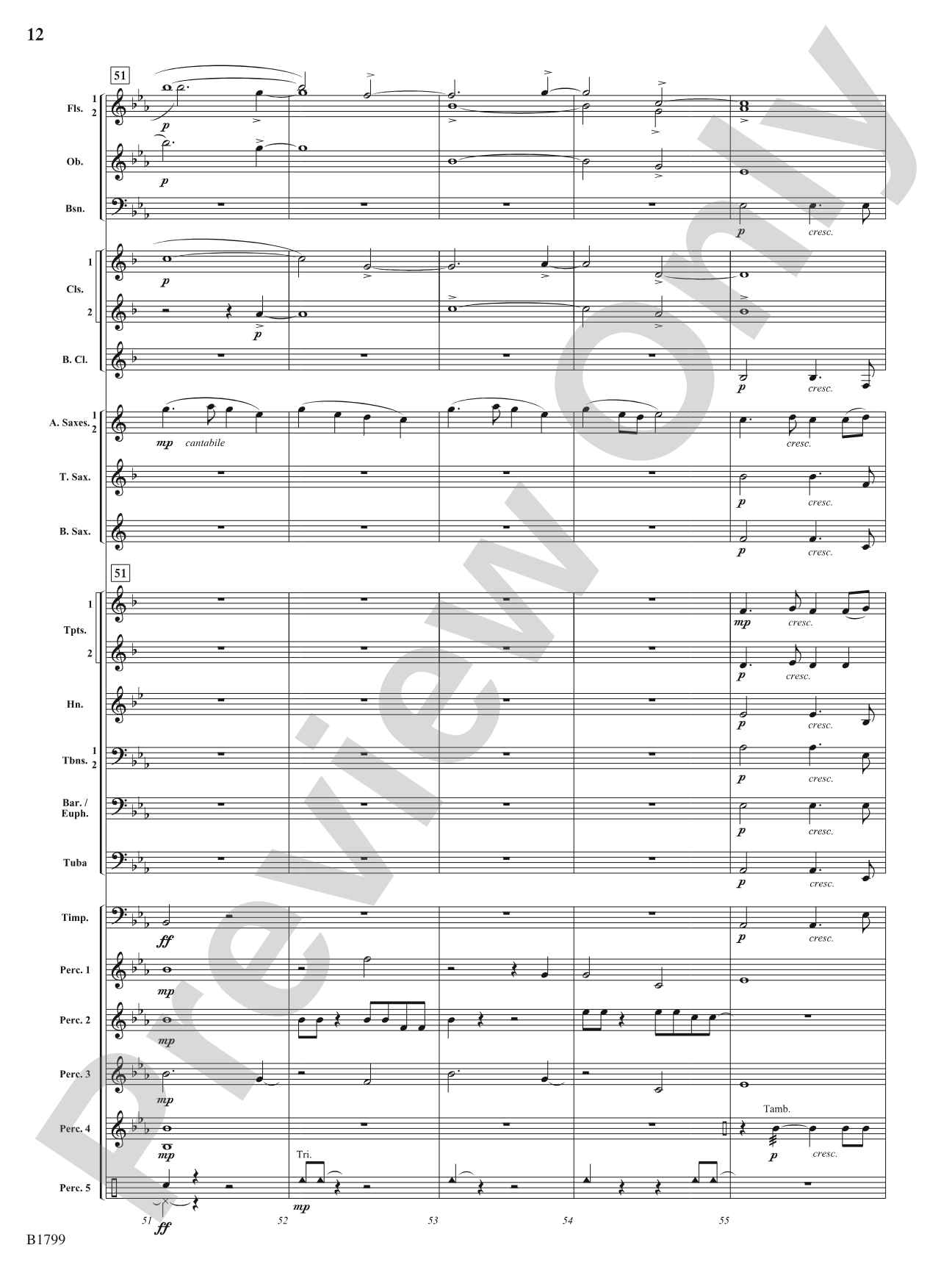 Crowns of Glory: Concert Band Conductor Score & Parts