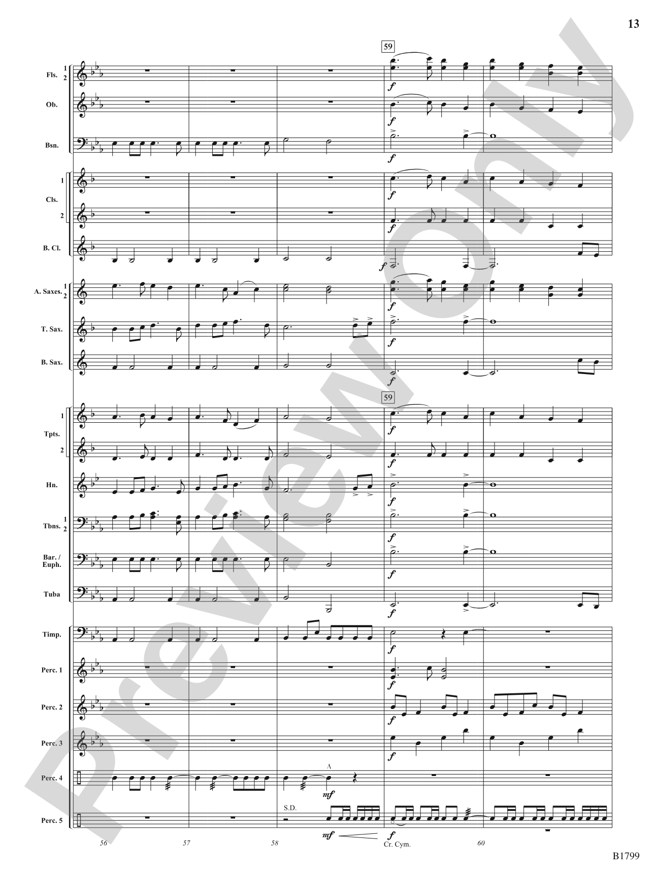 Crowns of Glory: Concert Band Conductor Score & Parts