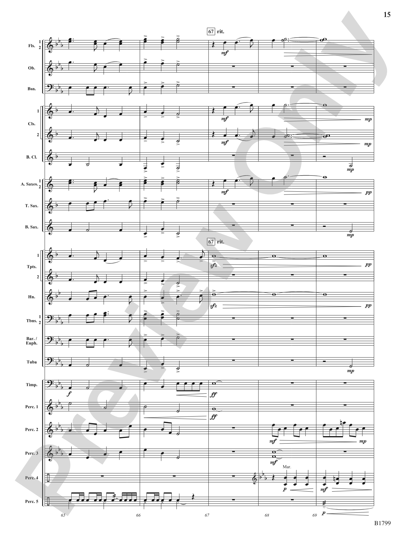 Crowns of Glory: Concert Band Conductor Score & Parts