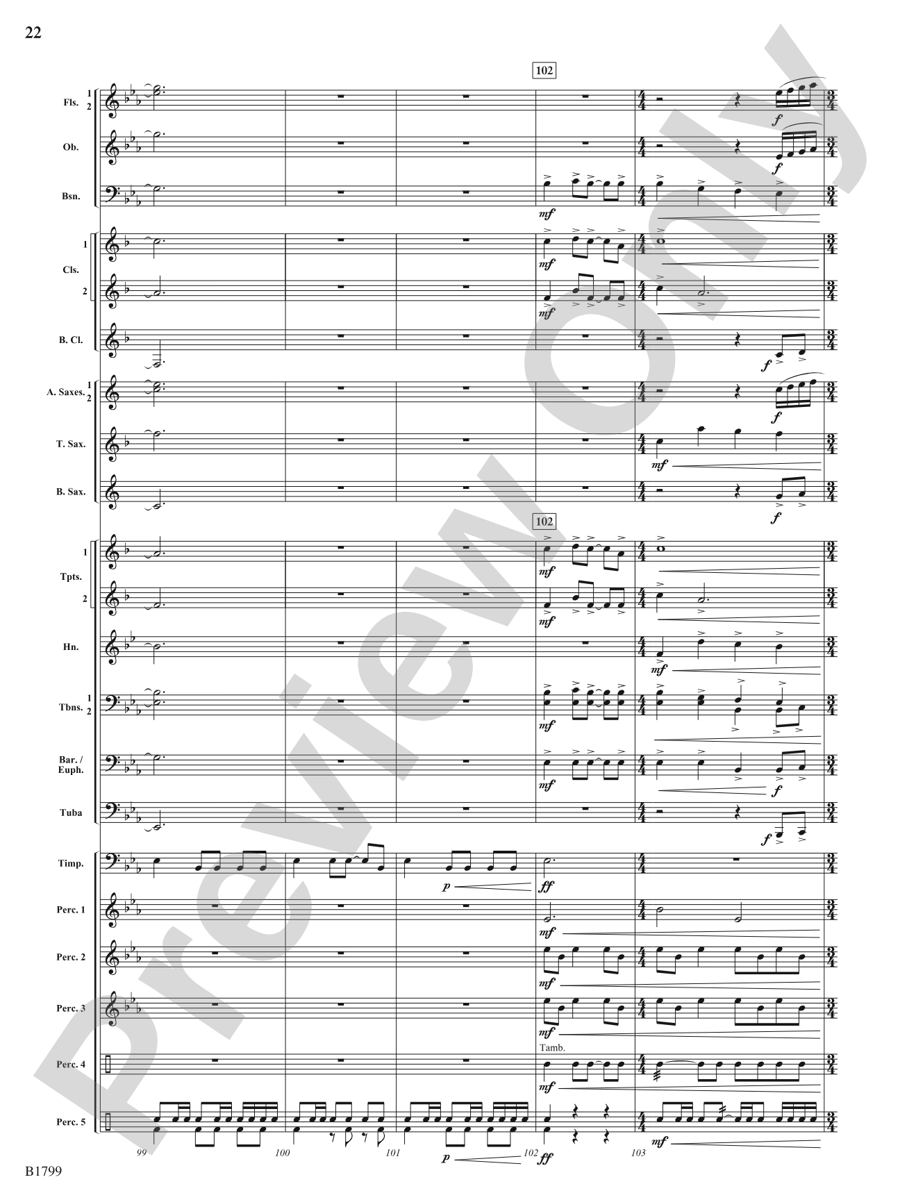 Crowns of Glory: Concert Band Conductor Score & Parts