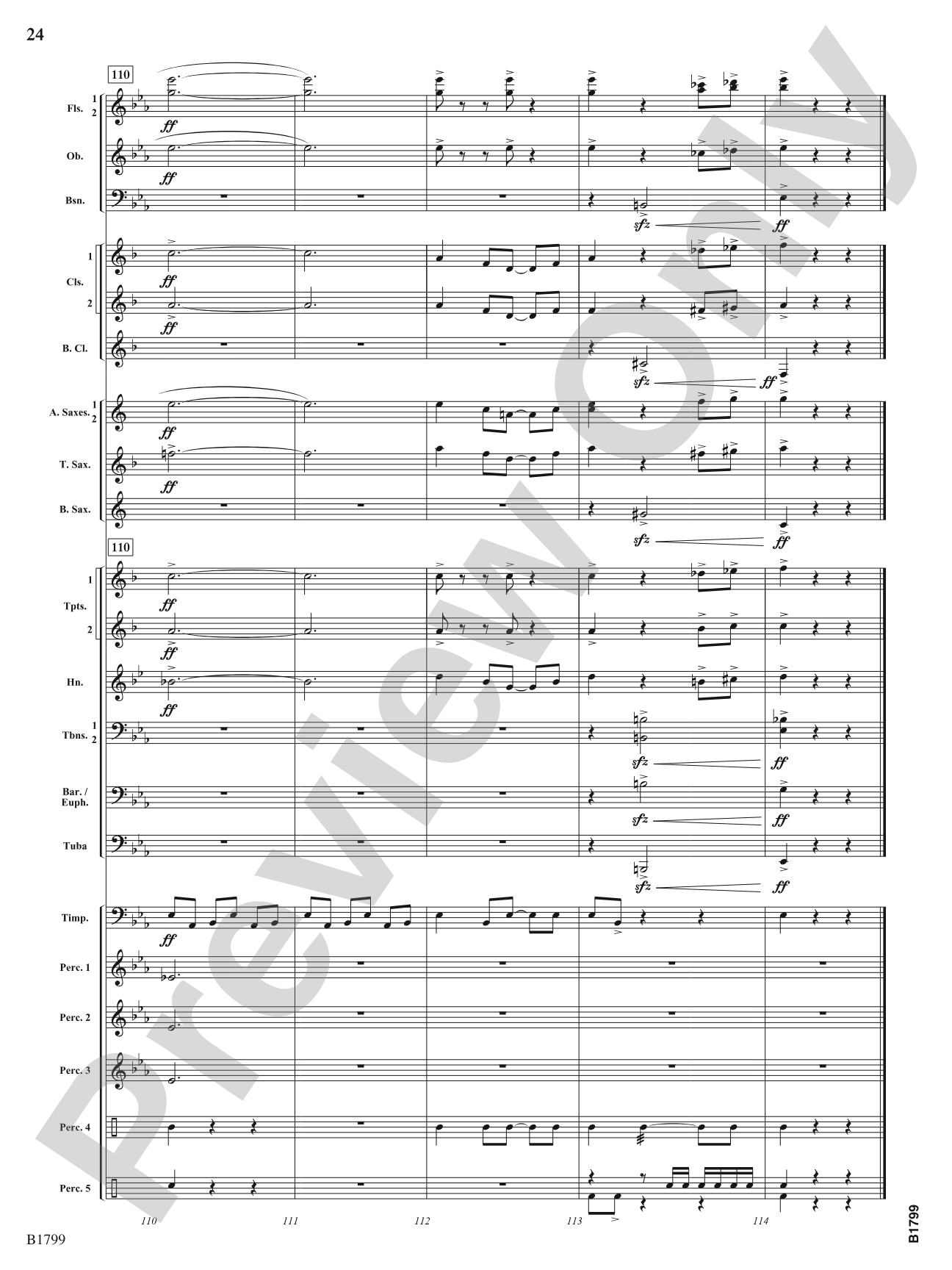 Crowns of Glory: Concert Band Conductor Score & Parts