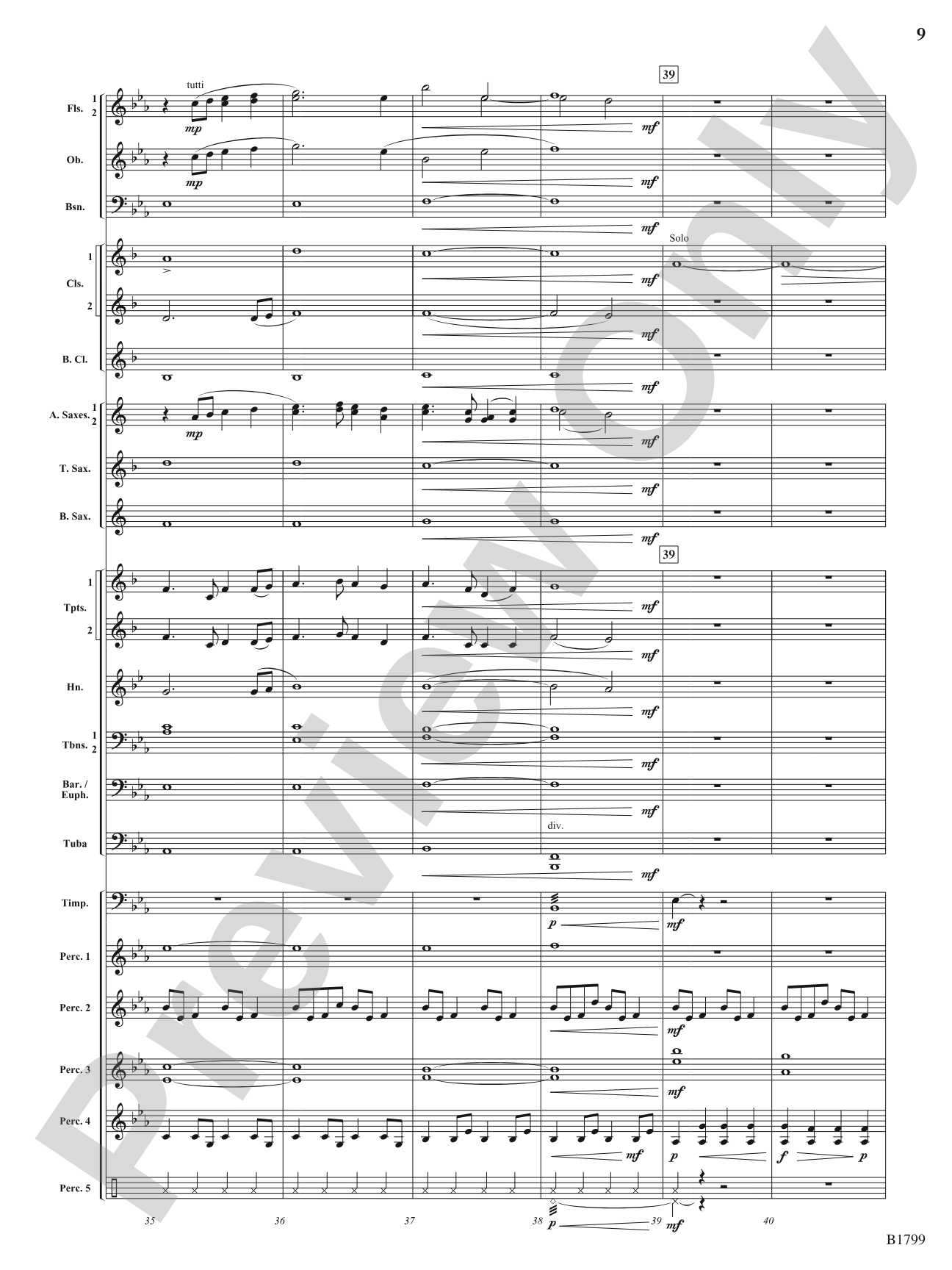 Crowns of Glory: Concert Band Conductor Score & Parts