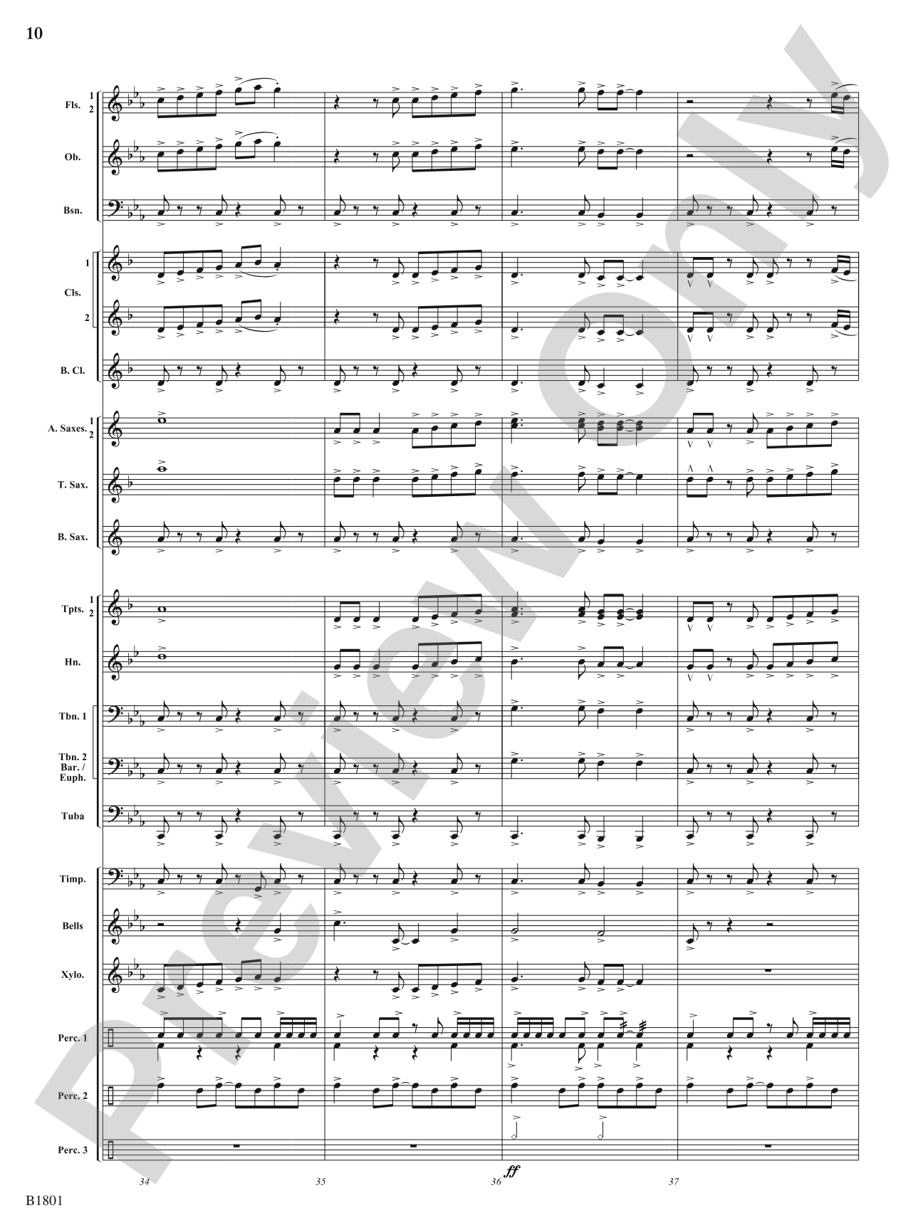 Energy!: Concert Band Conductor Score & Parts