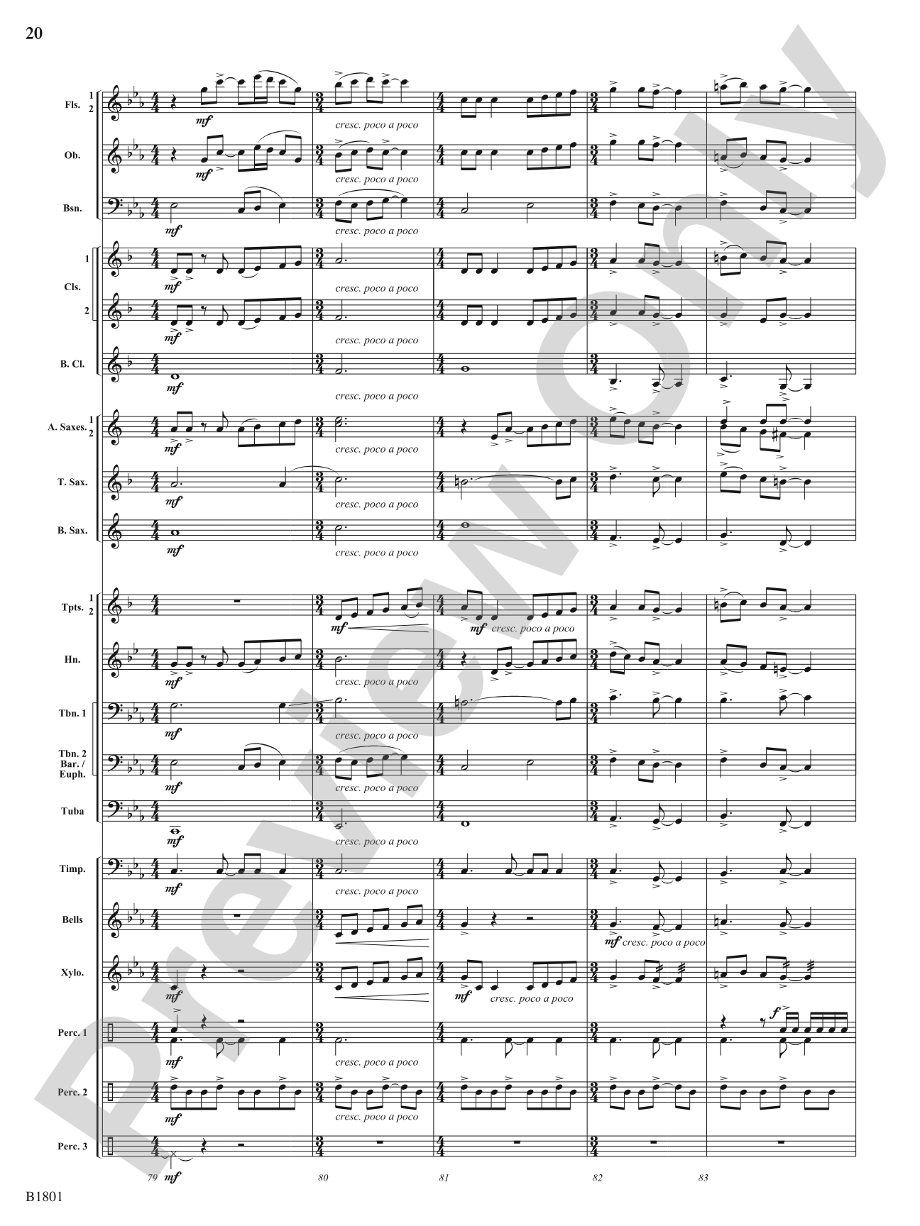 Energy!: Concert Band Conductor Score & Parts