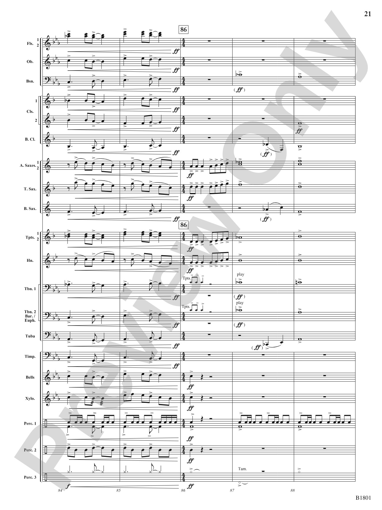 Energy!: Concert Band Conductor Score & Parts