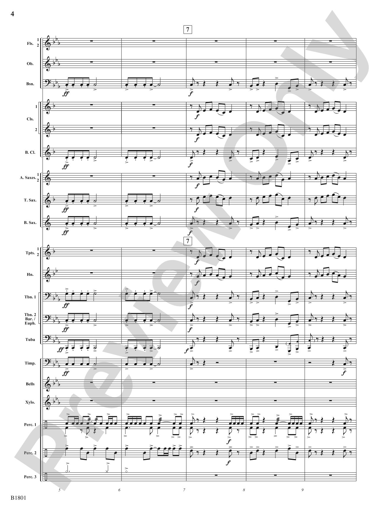 Energy!: Concert Band Conductor Score & Parts
