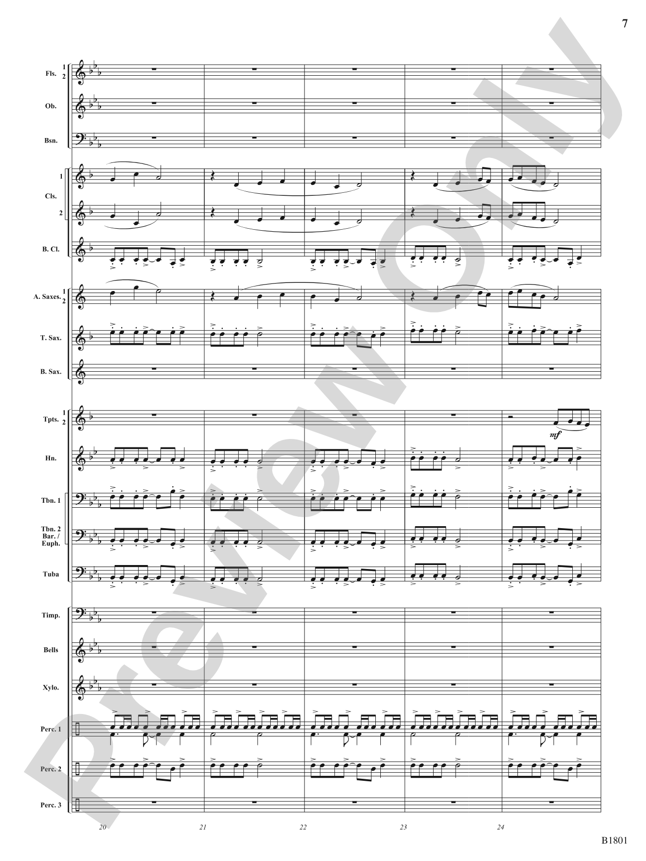 Energy!: Concert Band Conductor Score & Parts