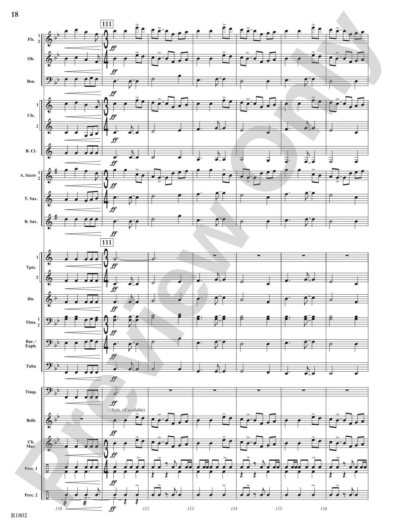 Heart of Gold: Concert Band Conductor Score & Parts