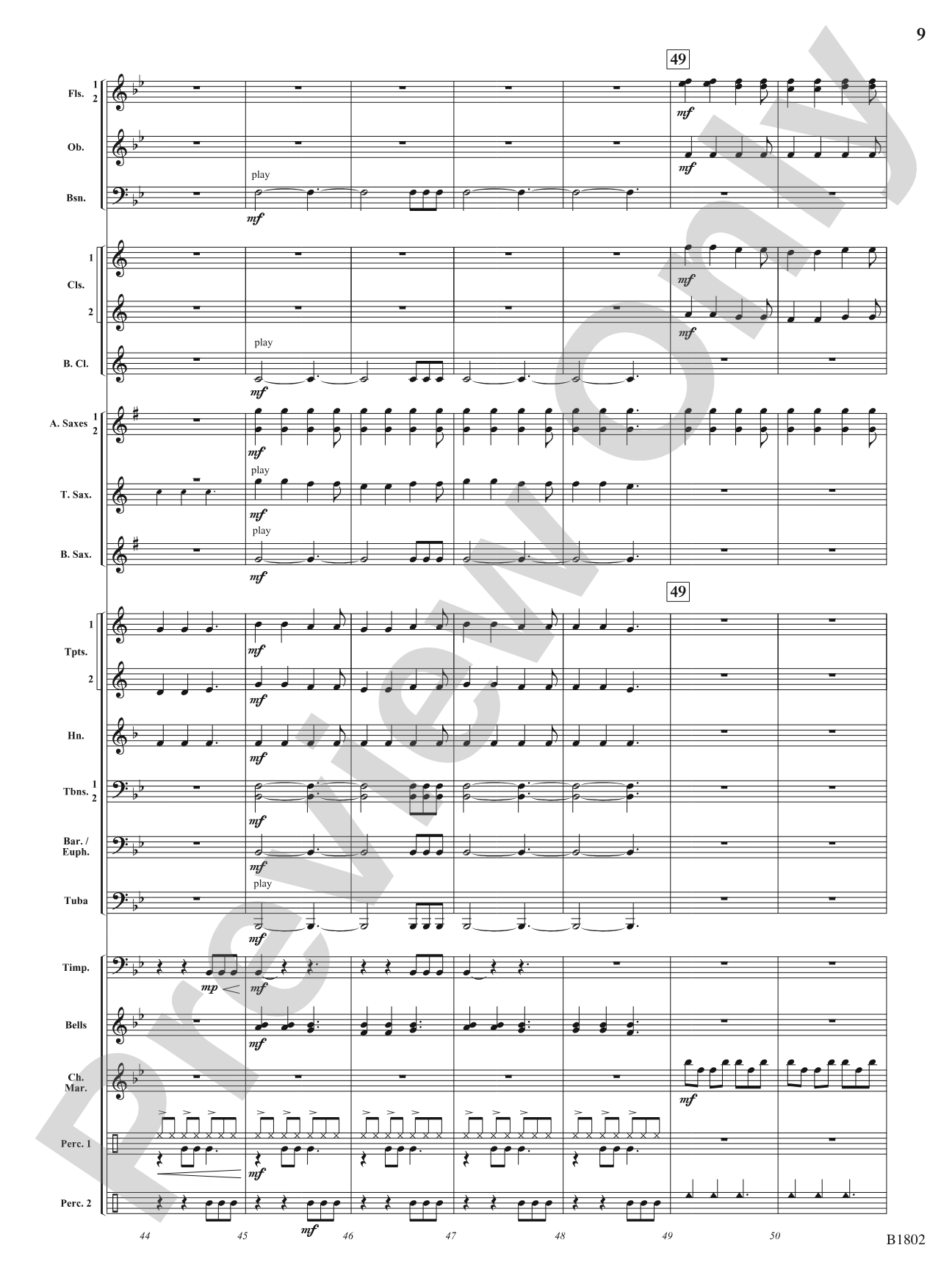 Heart of Gold: Concert Band Conductor Score & Parts