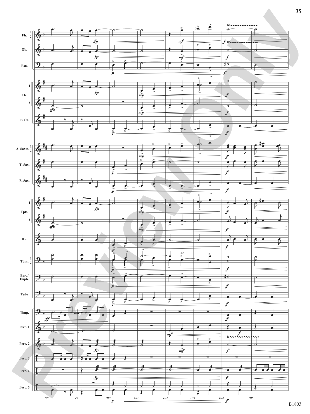 Everybody Sang (In a Universal Language): Concert Band Conductor Score & Parts