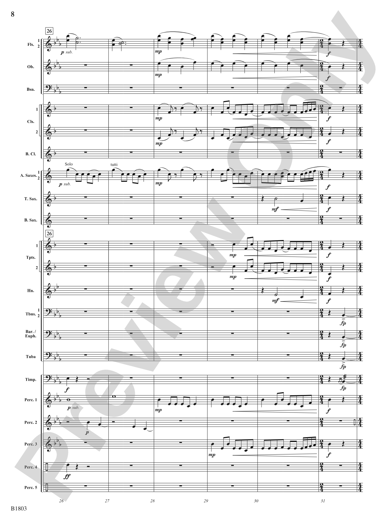 Everybody Sang (In a Universal Language): Concert Band Conductor Score & Parts