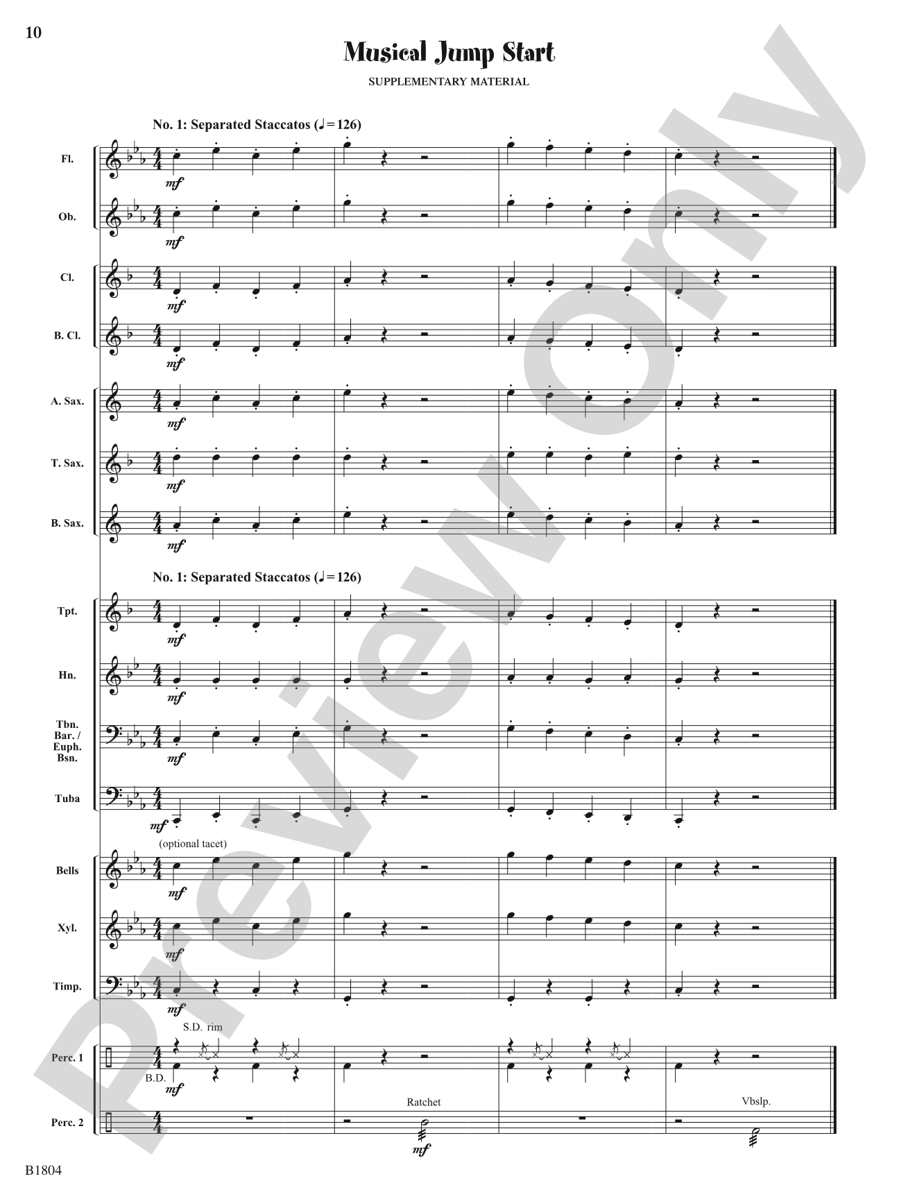 Spooky Mansion: Concert Band Conductor Score & Parts