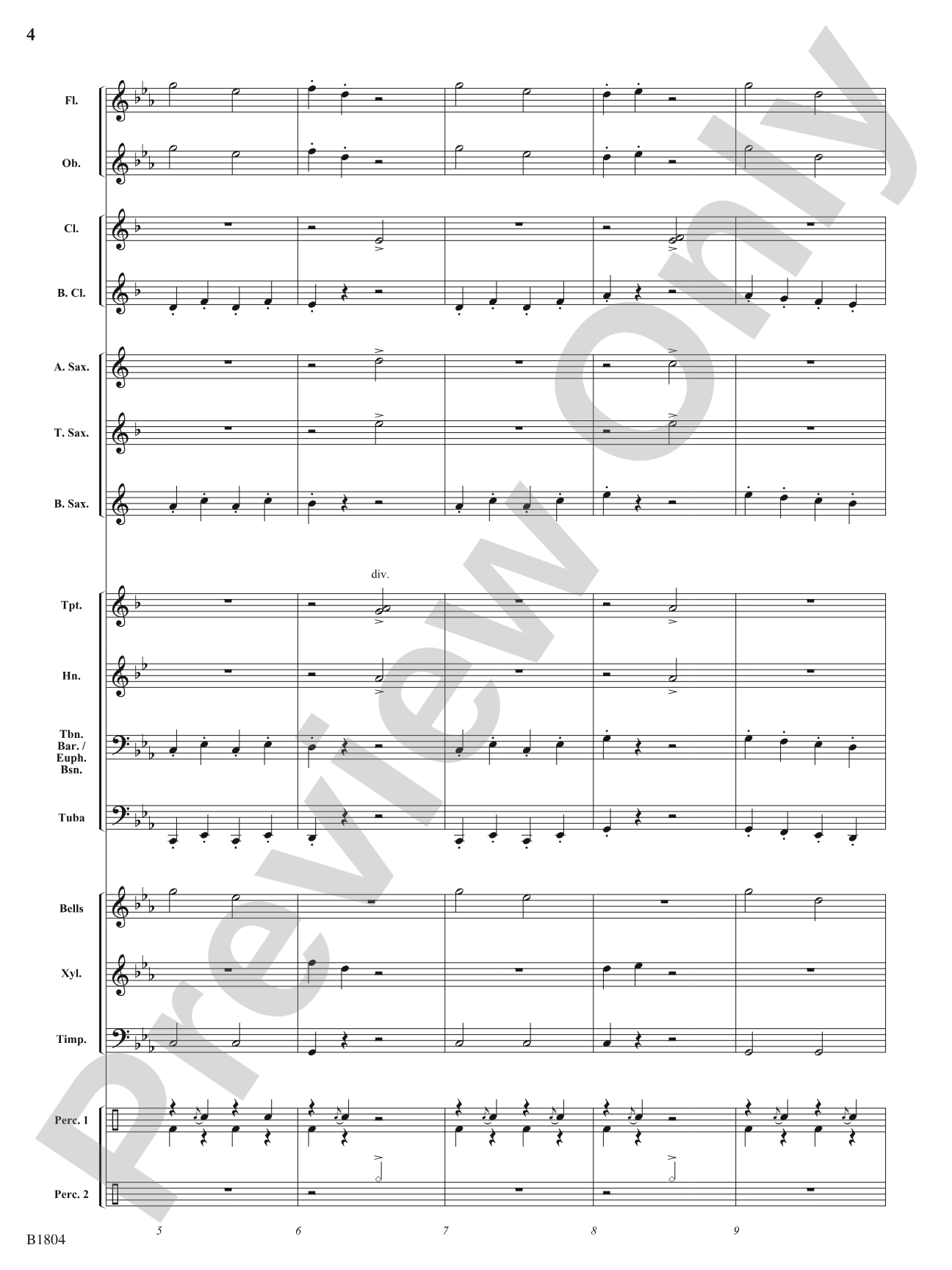 Spooky Mansion: Concert Band Conductor Score & Parts