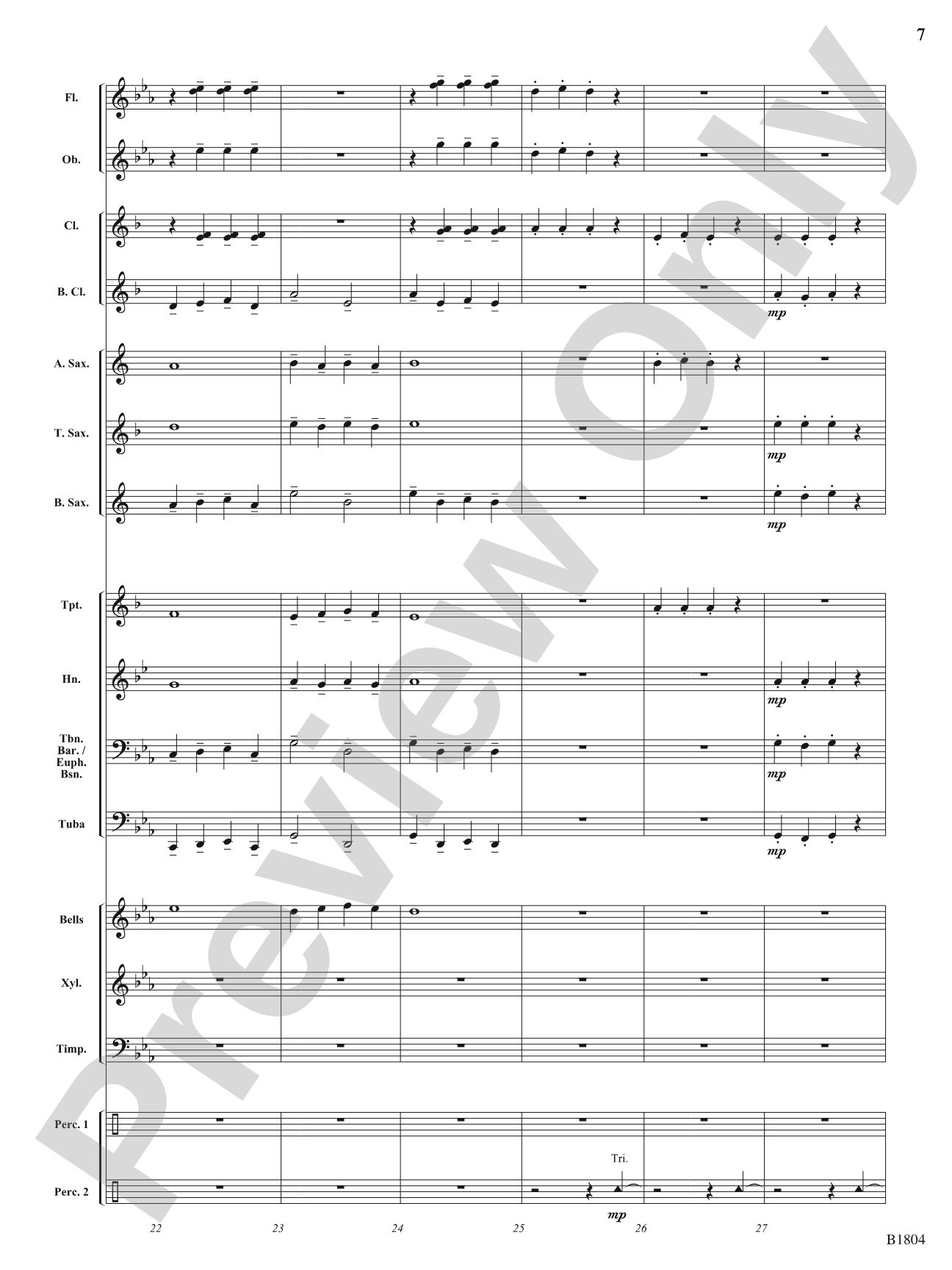 Spooky Mansion: Concert Band Conductor Score & Parts