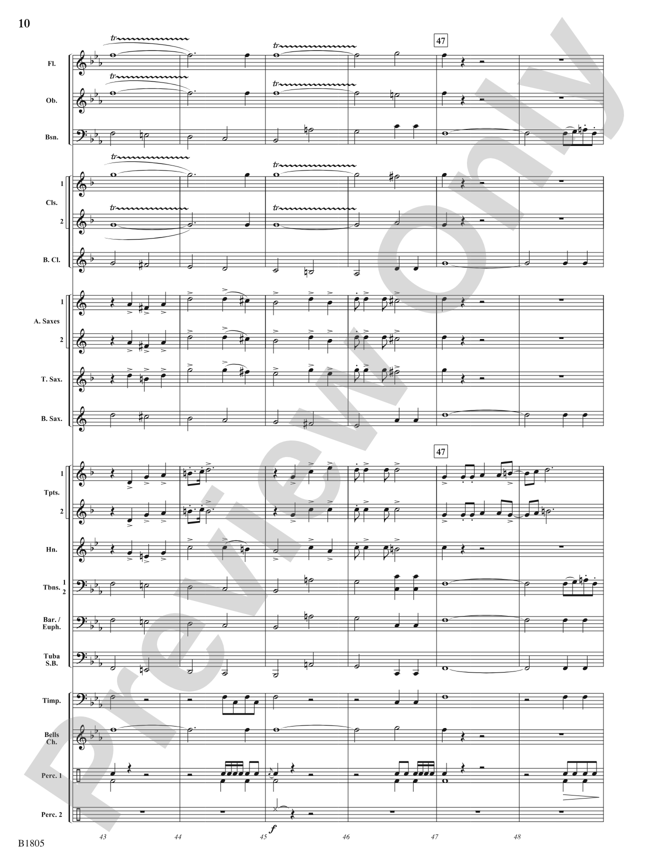 High Impact: Concert Band Conductor Score & Parts