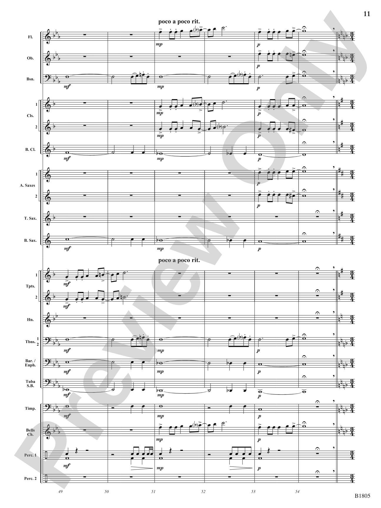 High Impact: Concert Band Conductor Score & Parts