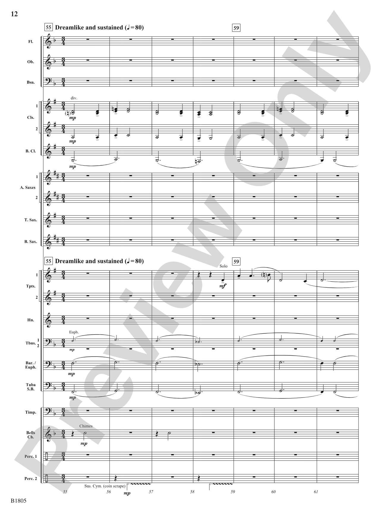 High Impact: Concert Band Conductor Score & Parts