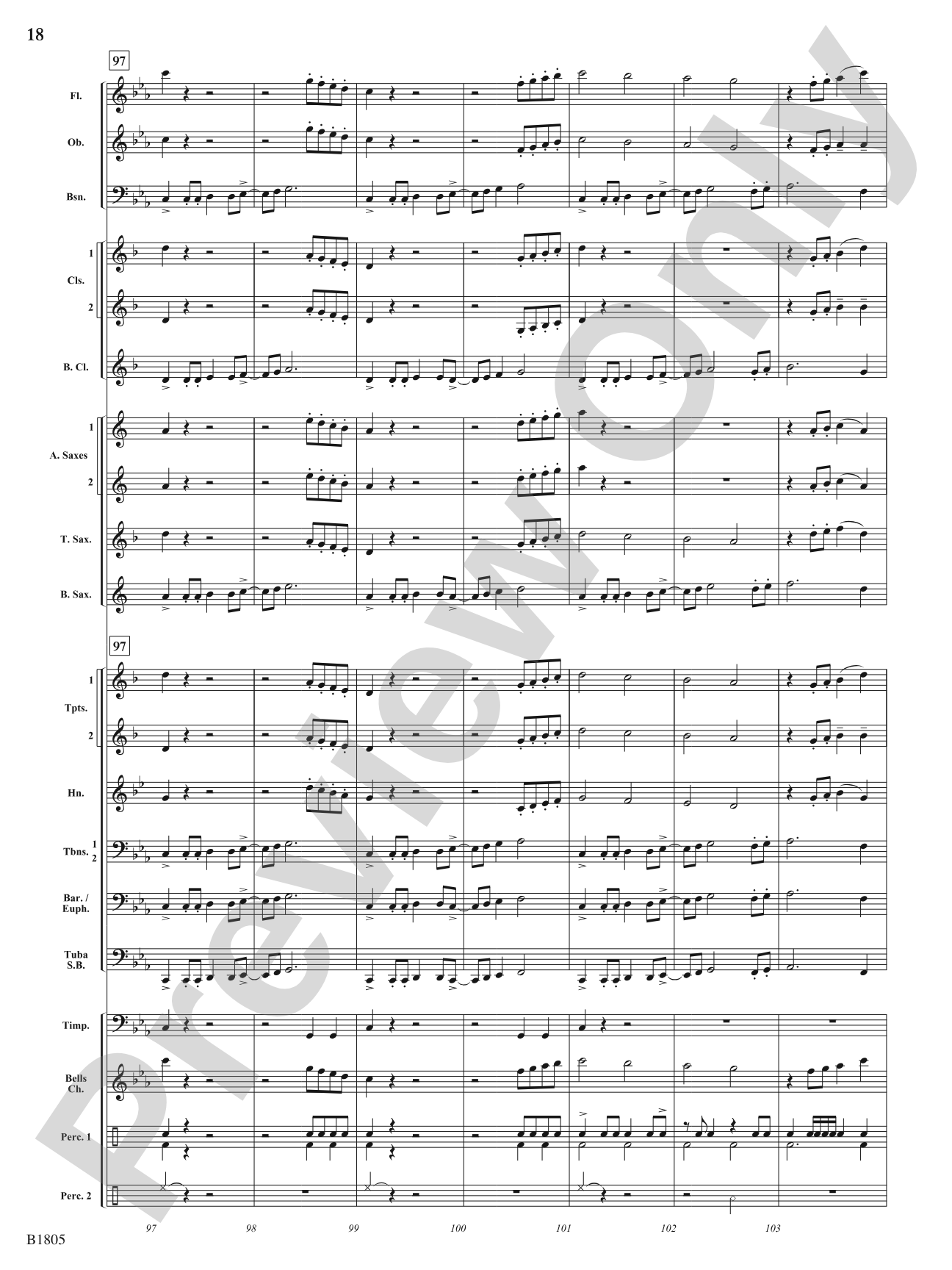 High Impact: Concert Band Conductor Score & Parts