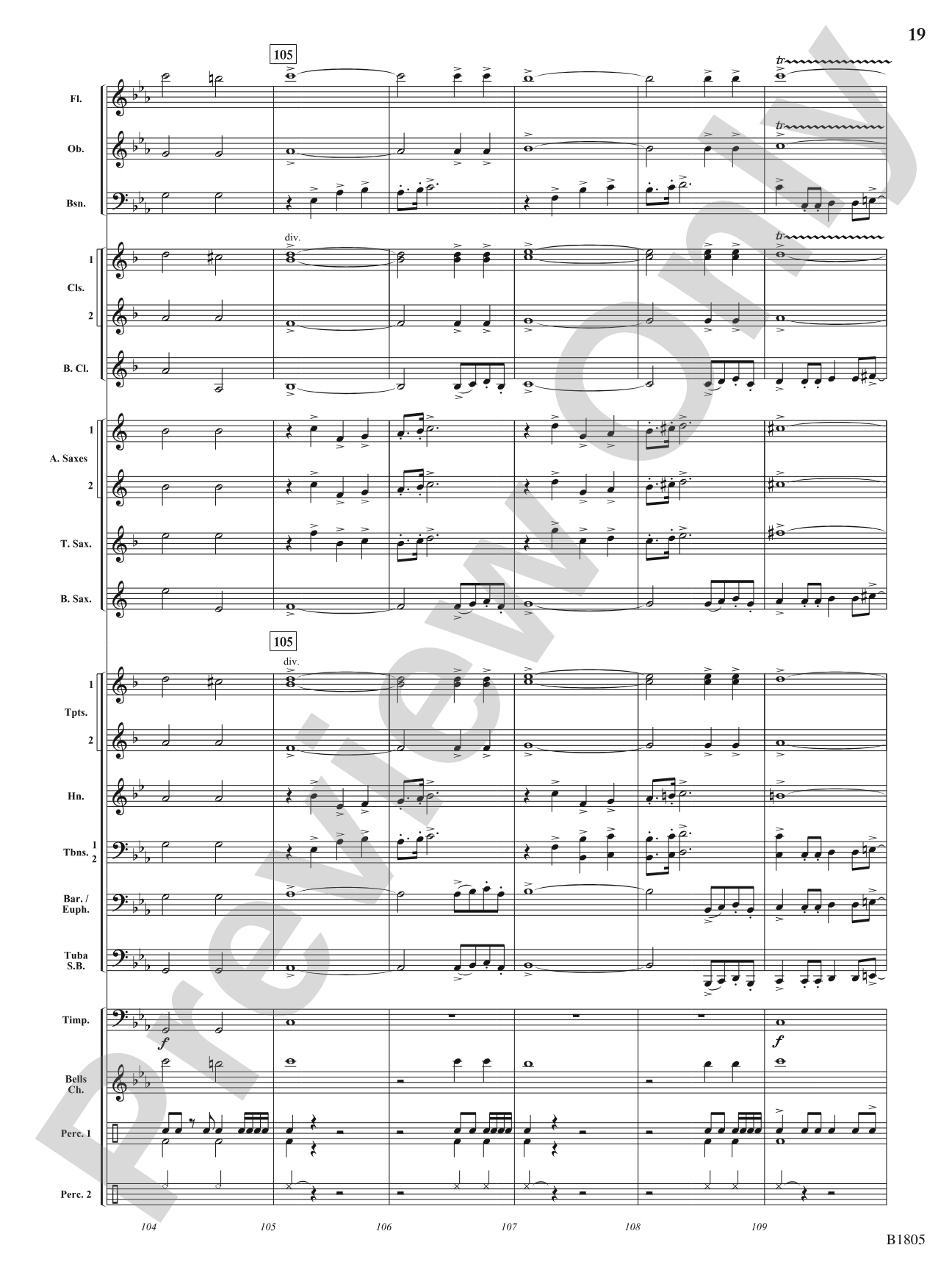 High Impact: Concert Band Conductor Score & Parts