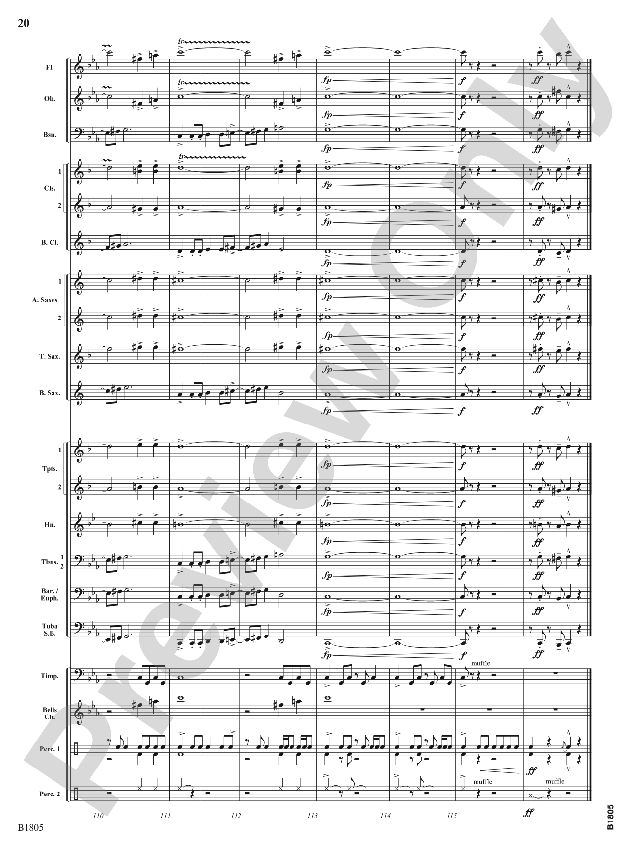 High Impact: Concert Band Conductor Score & Parts