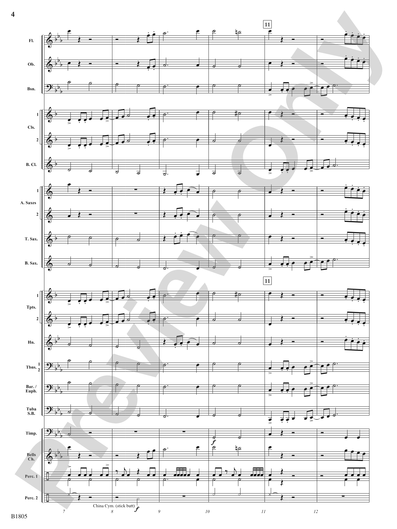 High Impact: Concert Band Conductor Score & Parts