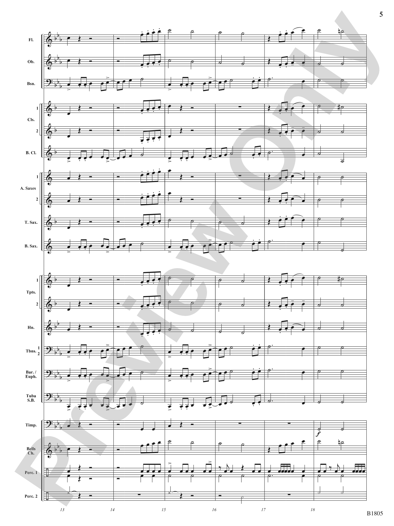 High Impact: Concert Band Conductor Score & Parts