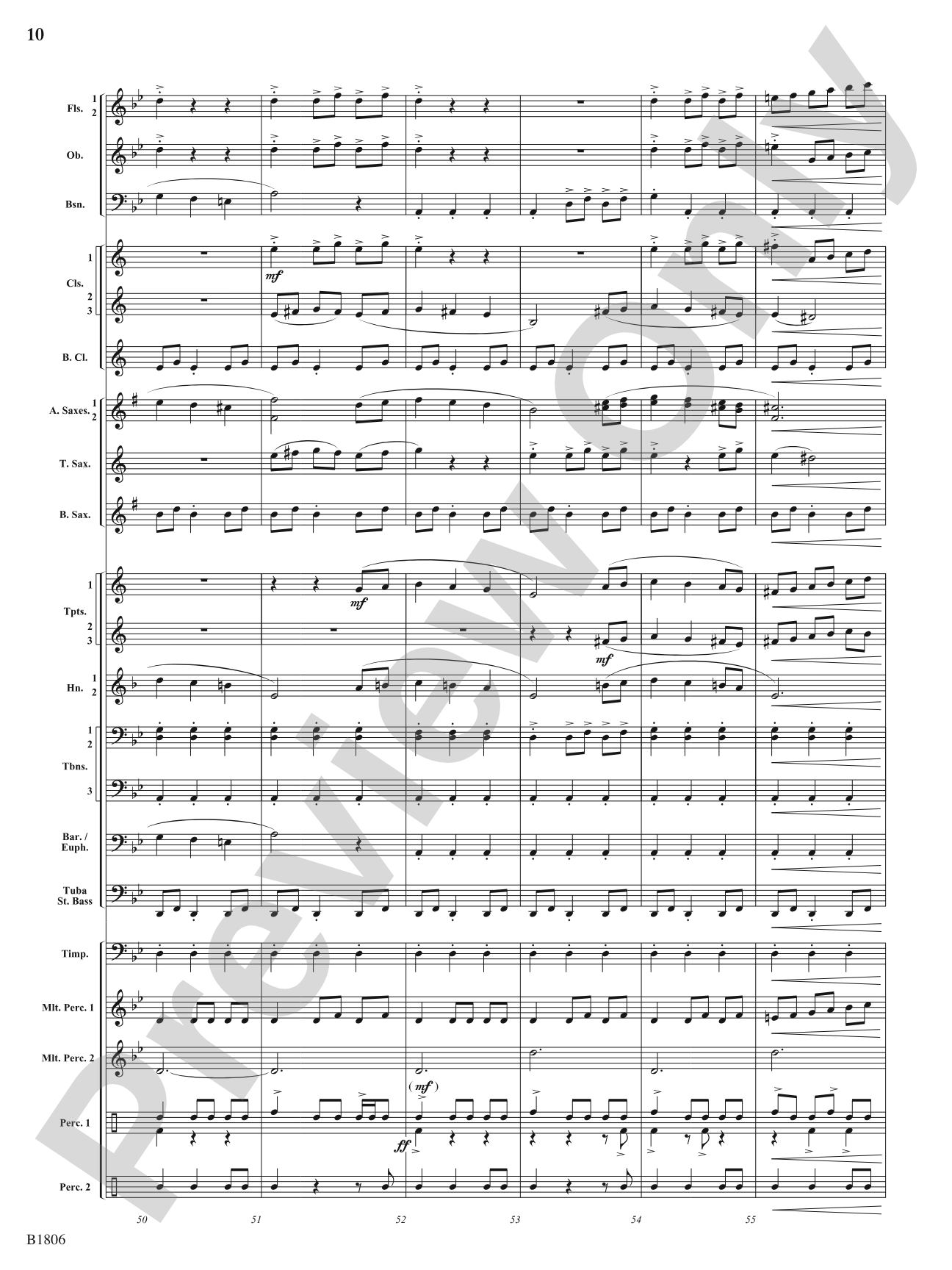 Tectonic Plates: Concert Band Conductor Score & Parts