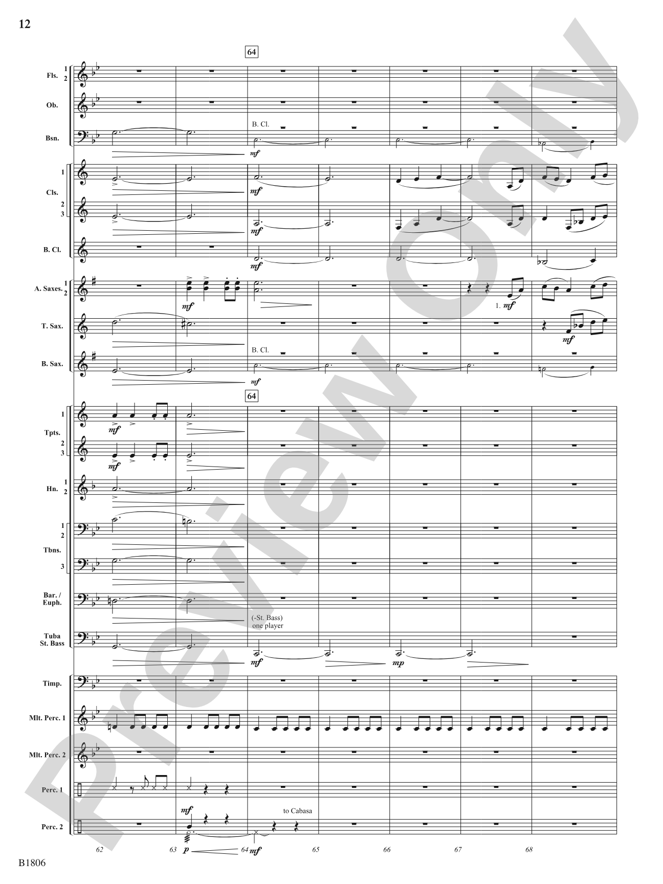Tectonic Plates: Concert Band Conductor Score & Parts