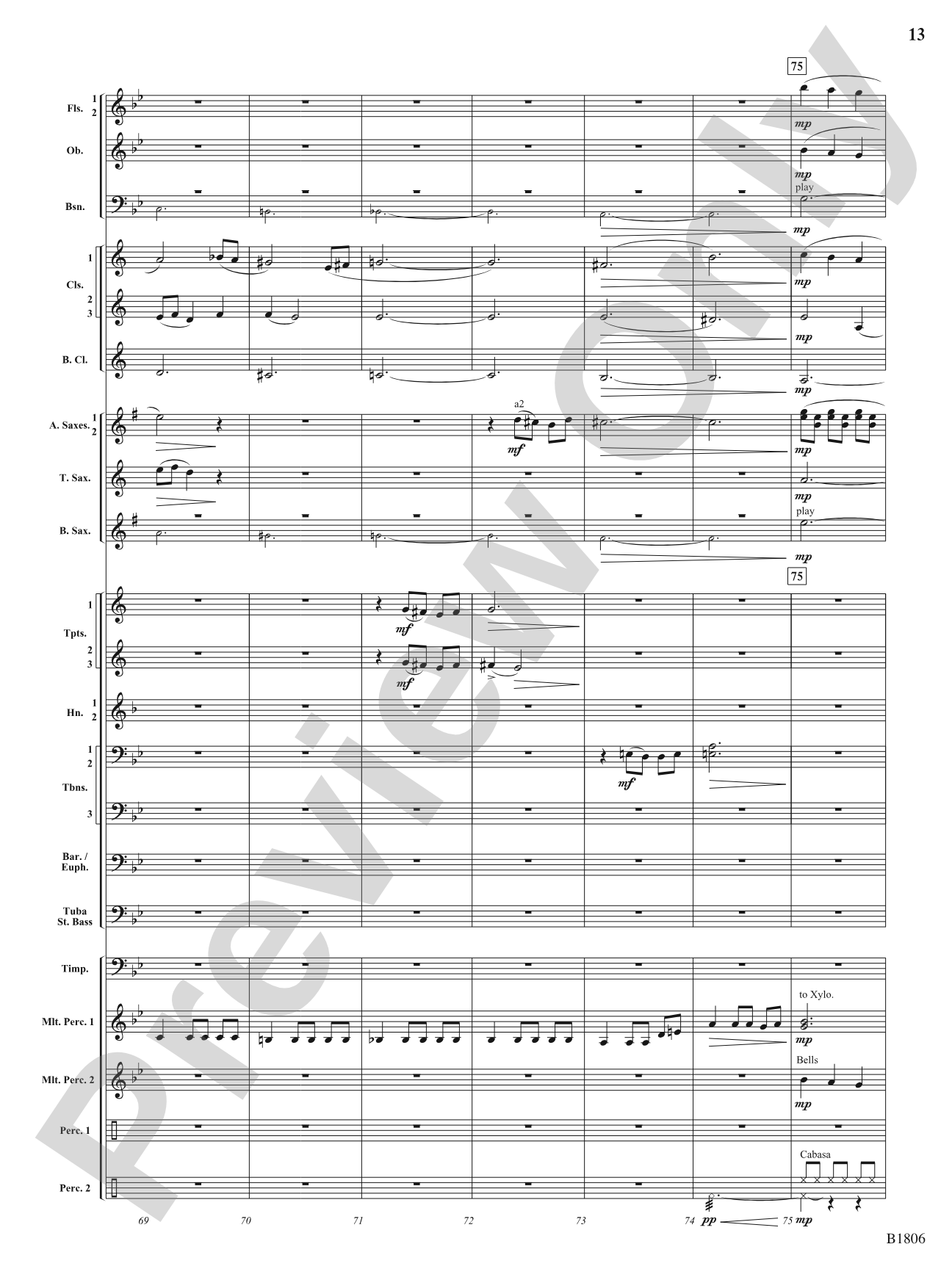 Tectonic Plates: Concert Band Conductor Score & Parts