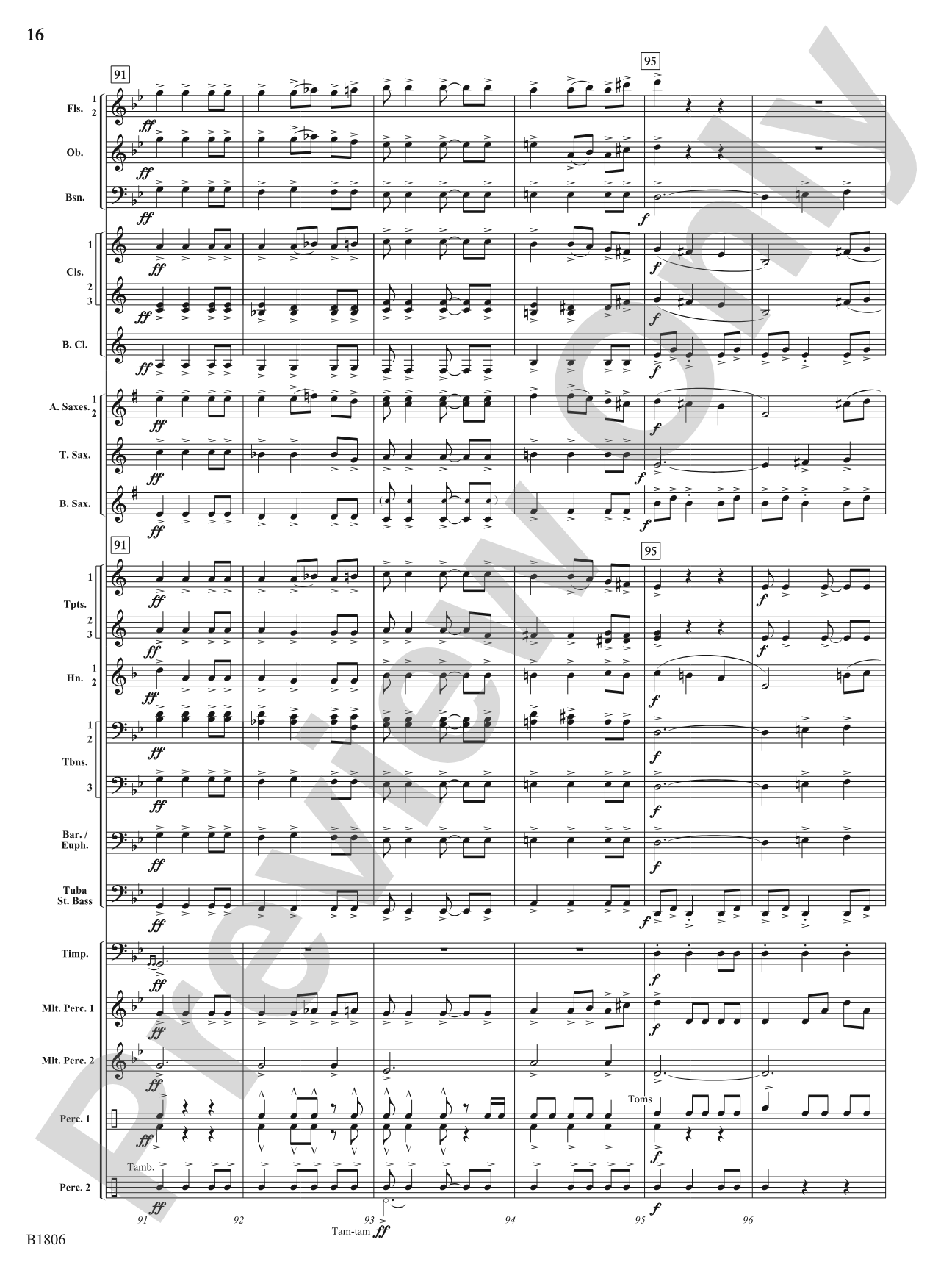 Tectonic Plates: Concert Band Conductor Score & Parts