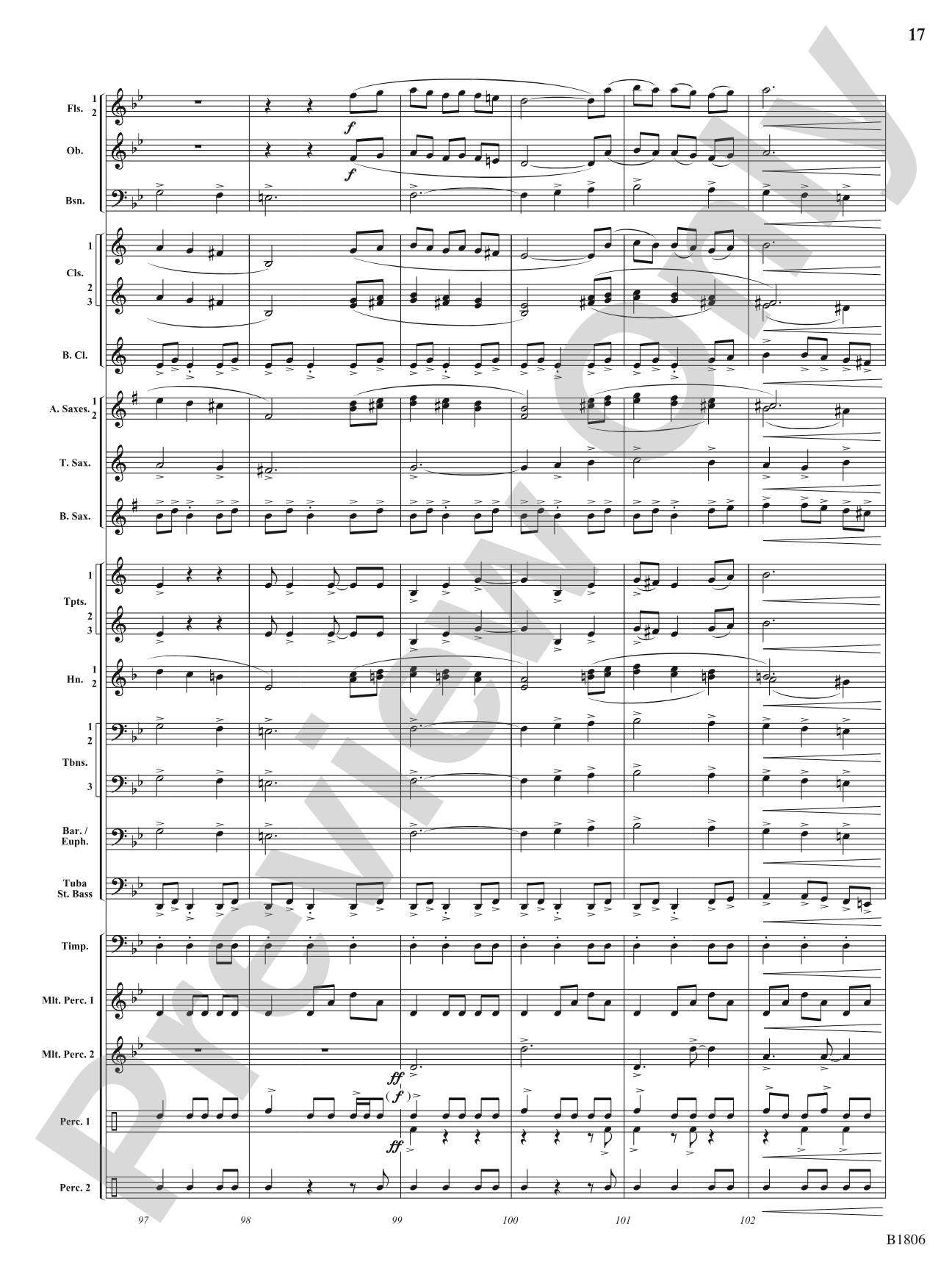 Tectonic Plates: Concert Band Conductor Score & Parts