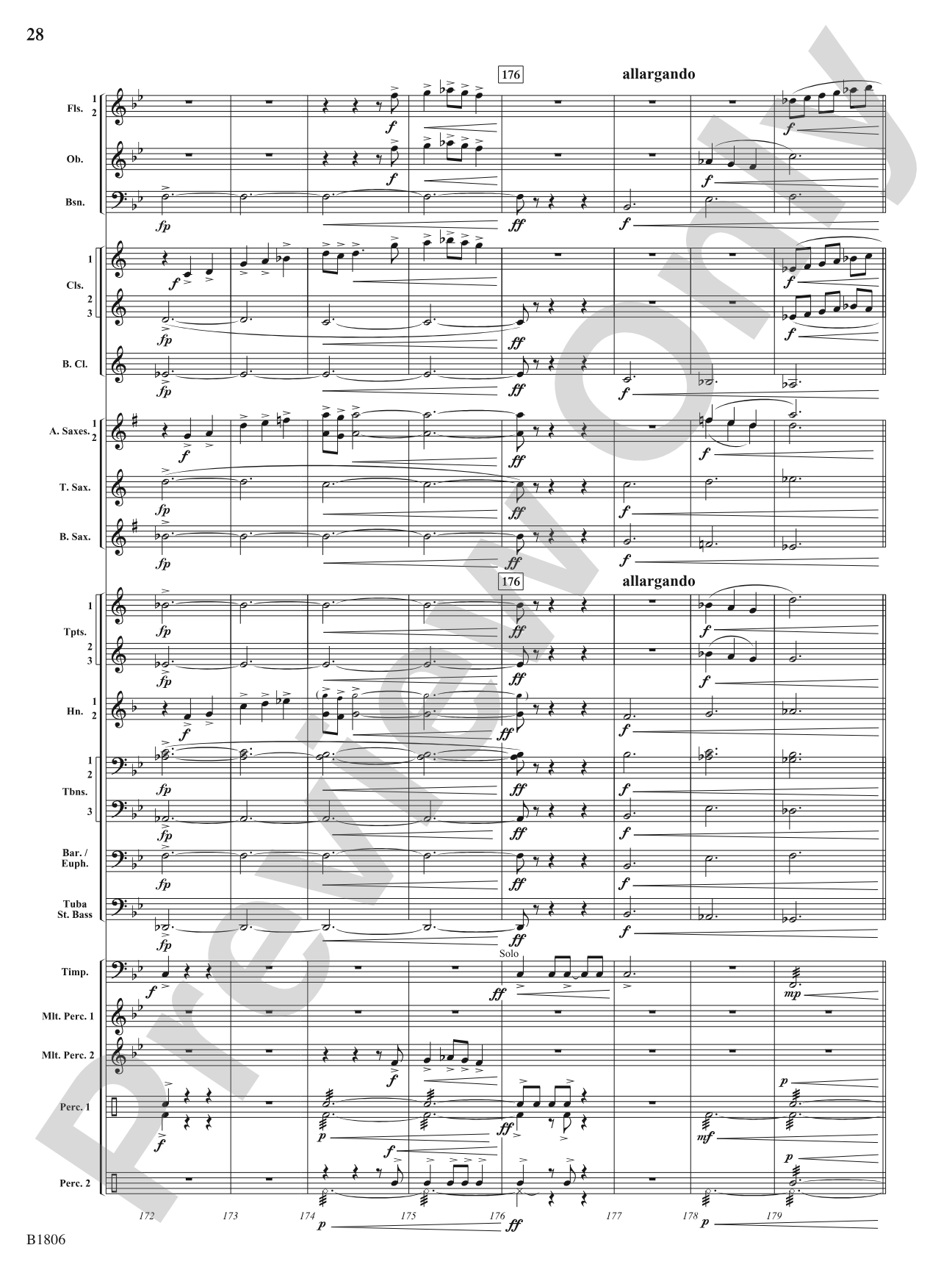 Tectonic Plates: Concert Band Conductor Score & Parts