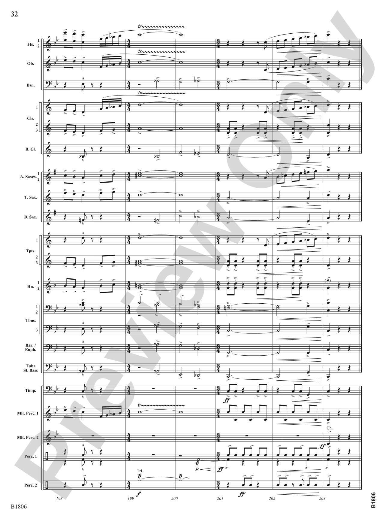 Tectonic Plates: Concert Band Conductor Score & Parts