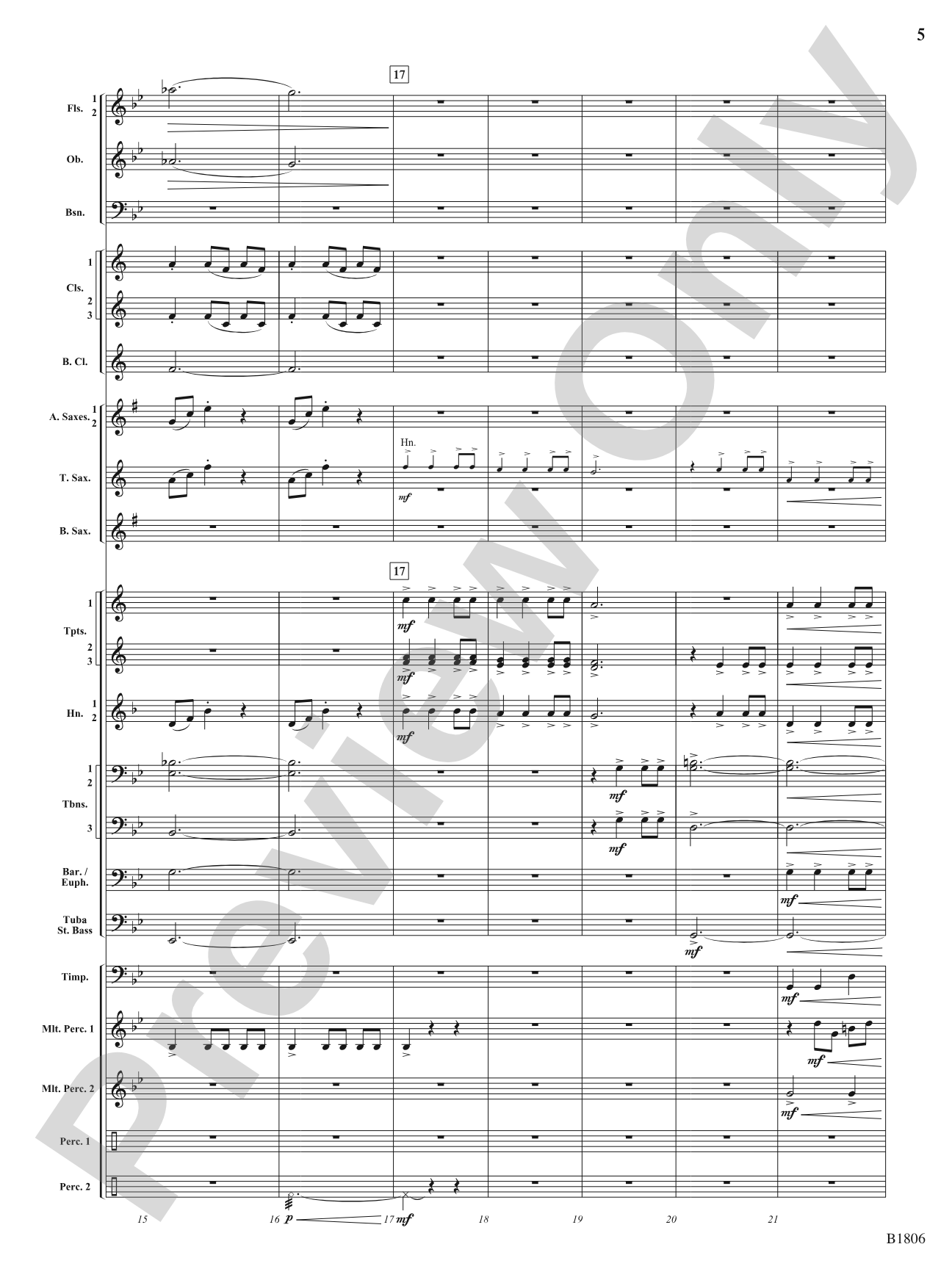 Tectonic Plates: Concert Band Conductor Score & Parts