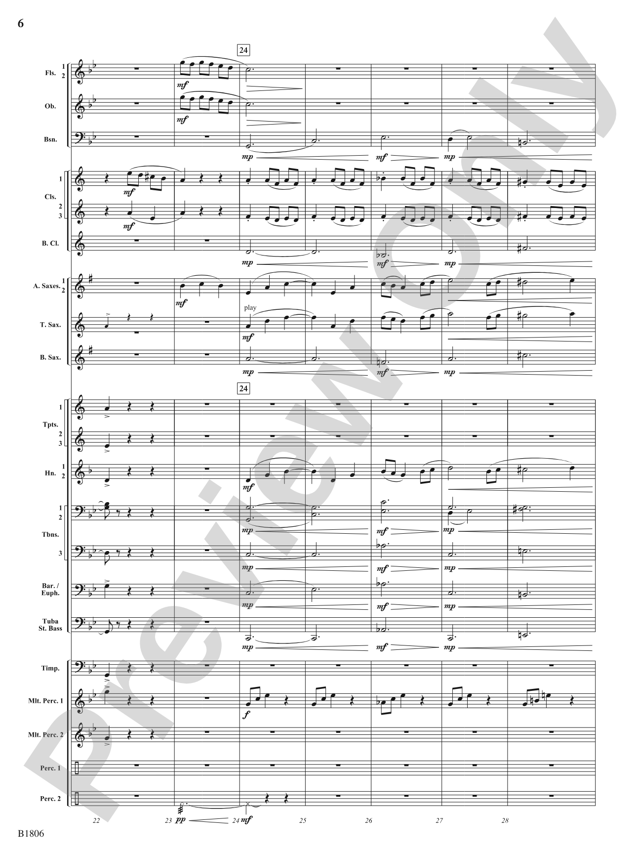 Tectonic Plates: Concert Band Conductor Score & Parts