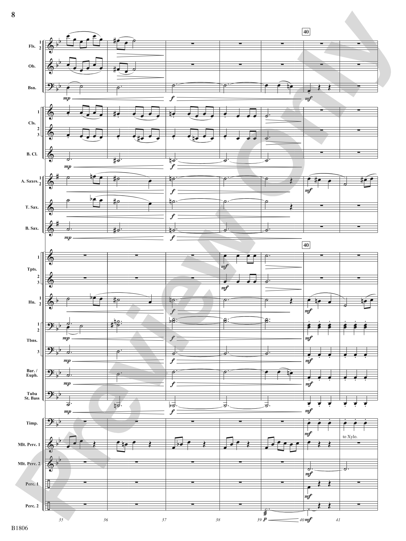 Tectonic Plates: Concert Band Conductor Score & Parts