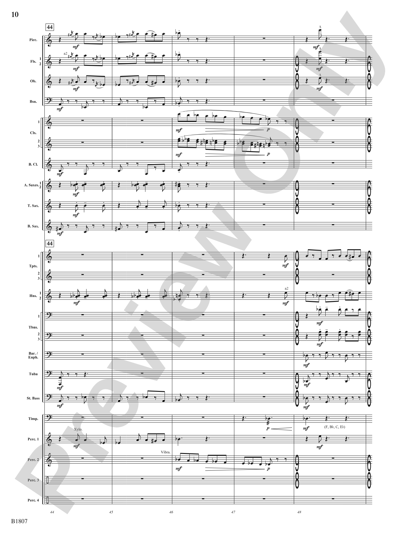Il Mazzamurello (The Whimsical Italian Elf): Concert Band Conductor Score & Parts